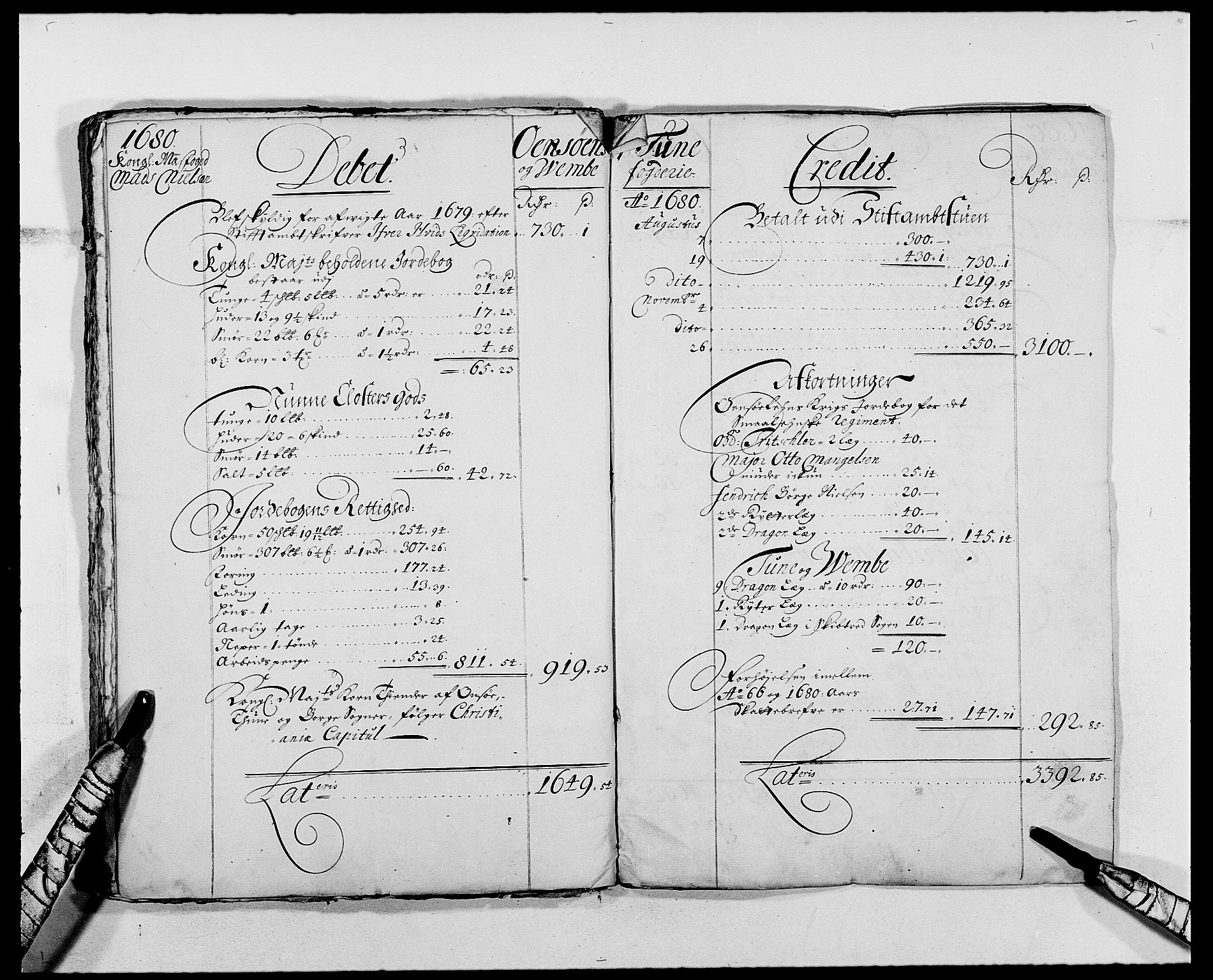 Rentekammeret inntil 1814, Reviderte regnskaper, Fogderegnskap, RA/EA-4092/R03/L0113: Fogderegnskap Onsøy, Tune, Veme og Åbygge fogderi, 1681-1683, p. 25