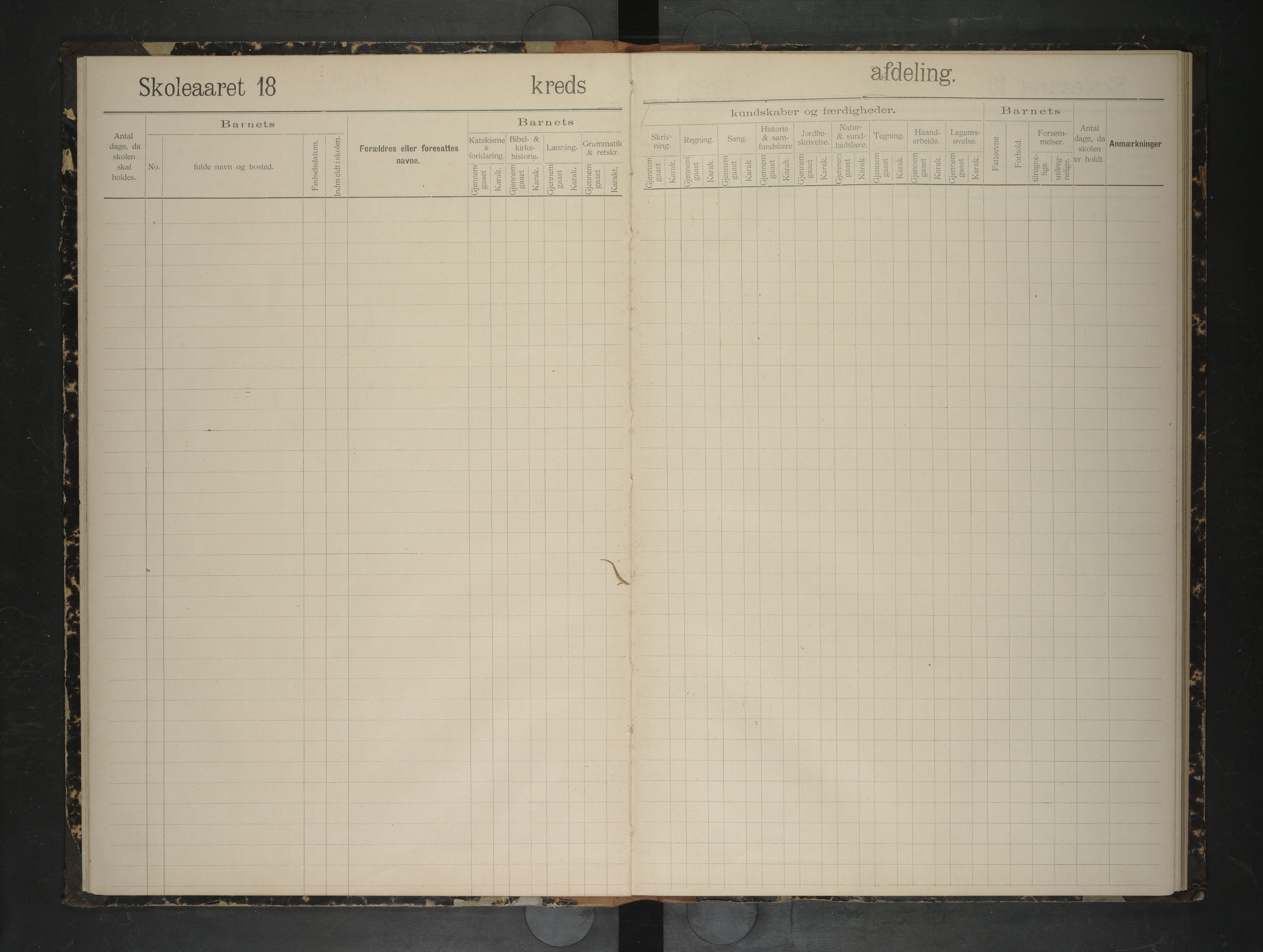Bindal kommune. Ymse skolekretser, AIN/K-18110.510.09/F/Fa/L0039: Bindalseidet,Nordre Vedstrand,Vikgården, hovedprotokoll, 1895-1896