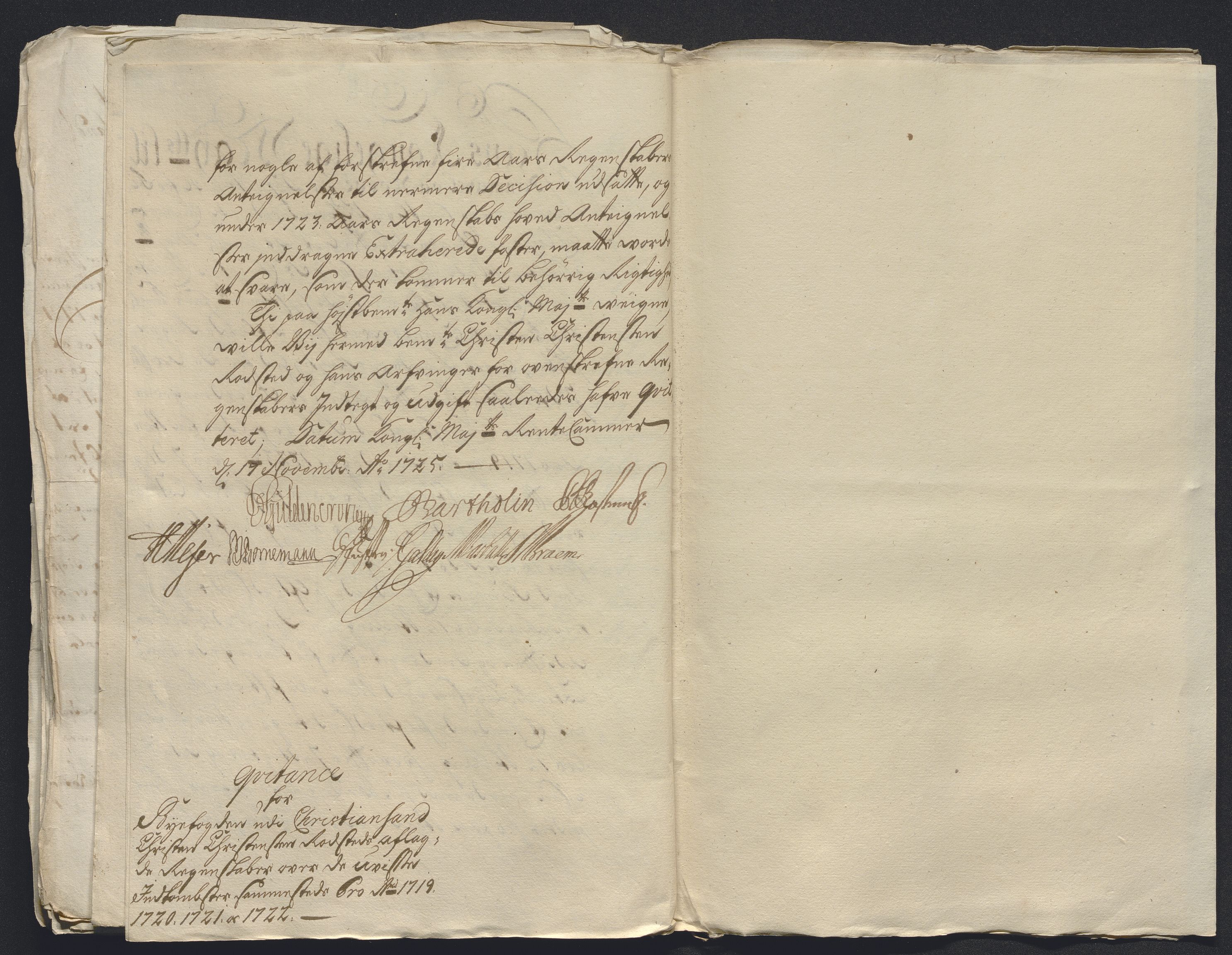 Rentekammeret inntil 1814, Reviderte regnskaper, Byregnskaper, AV/RA-EA-4066/R/Rm/L0286: [M19] Sikt og sakefall, 1719-1727, p. 214