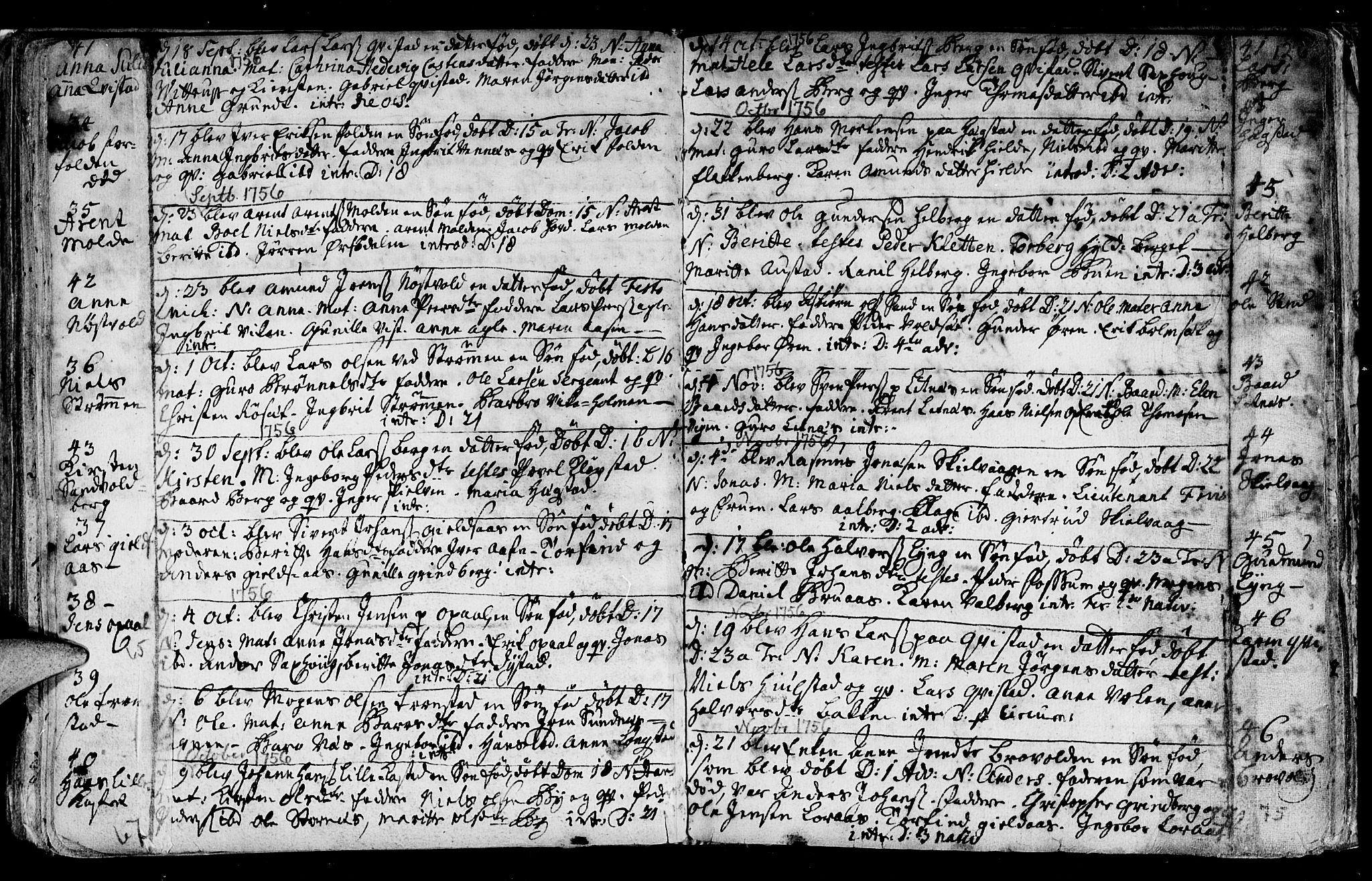 Ministerialprotokoller, klokkerbøker og fødselsregistre - Nord-Trøndelag, SAT/A-1458/730/L0272: Parish register (official) no. 730A01, 1733-1764, p. 126