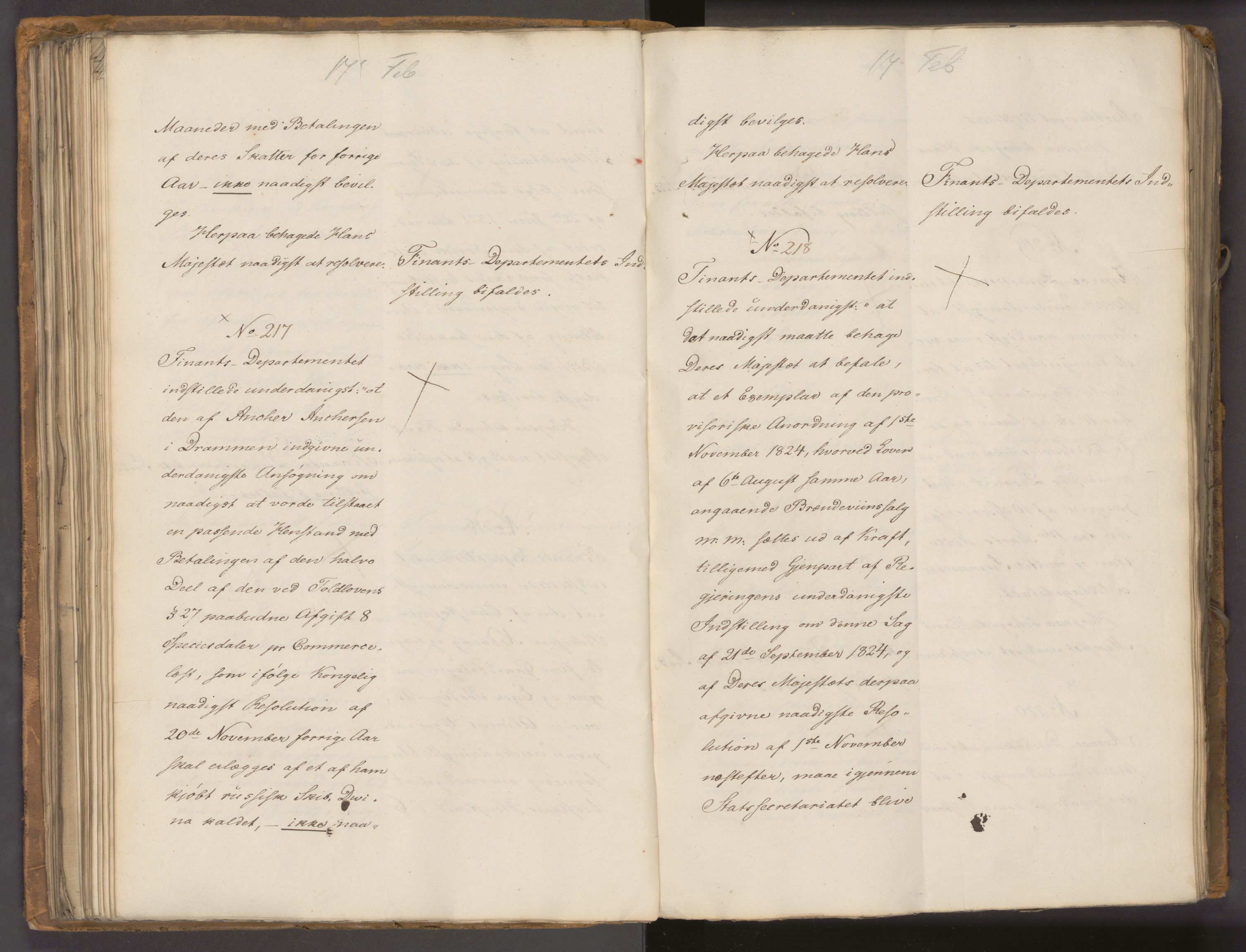 Statsrådssekretariatet, AV/RA-S-1001/A/Ab/L0024: Kgl. res. nr. 1-687a, 1. halvår, 1827