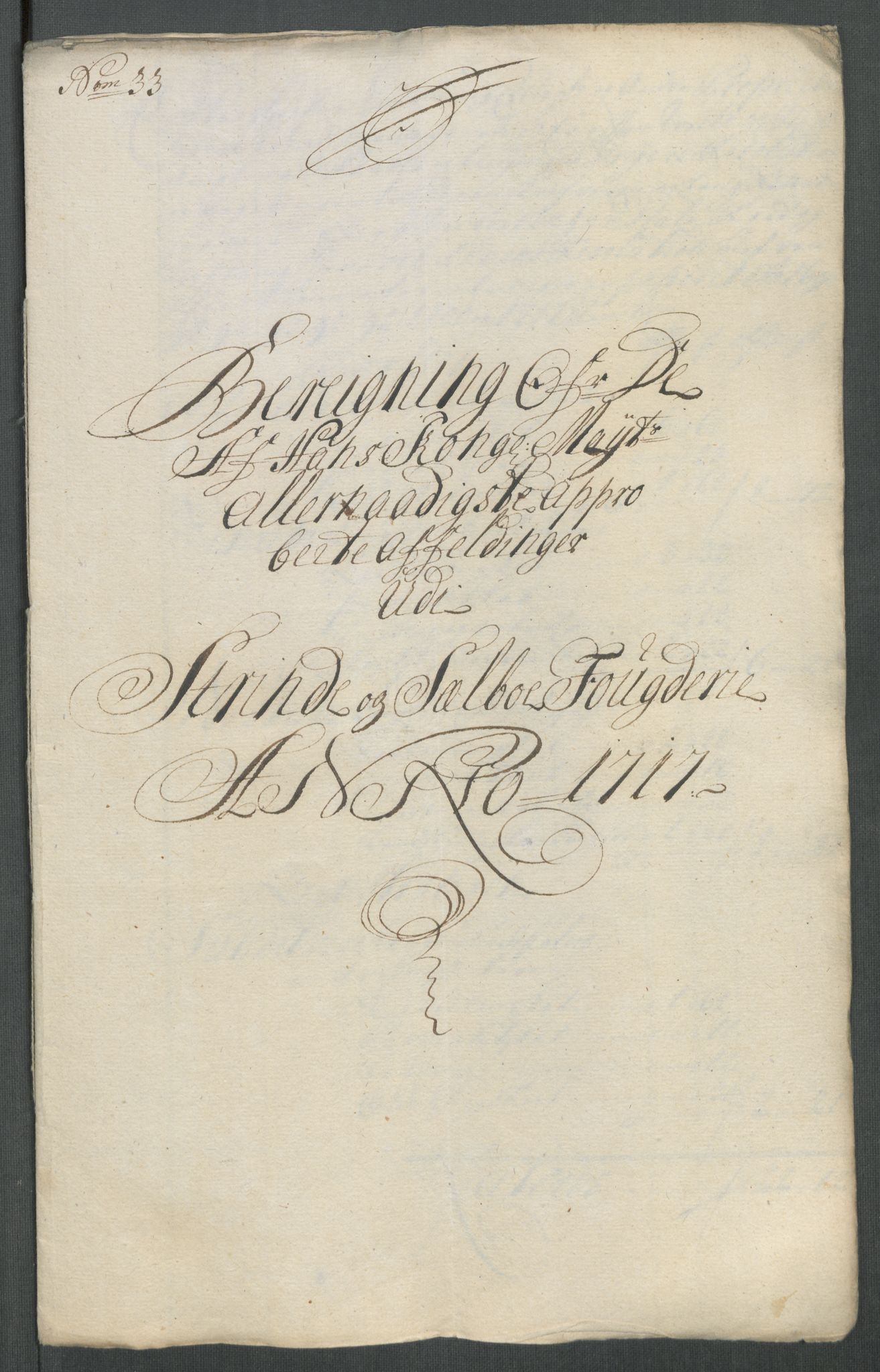 Rentekammeret inntil 1814, Reviderte regnskaper, Fogderegnskap, RA/EA-4092/R61/L4116: Fogderegnskap Strinda og Selbu, 1717-1718, p. 227