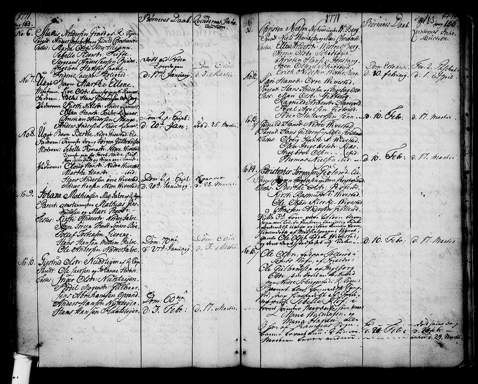 Ramnes kirkebøker, AV/SAKO-A-314/F/Fa/L0001: Parish register (official) no. I 1, 1732-1774, p. 183