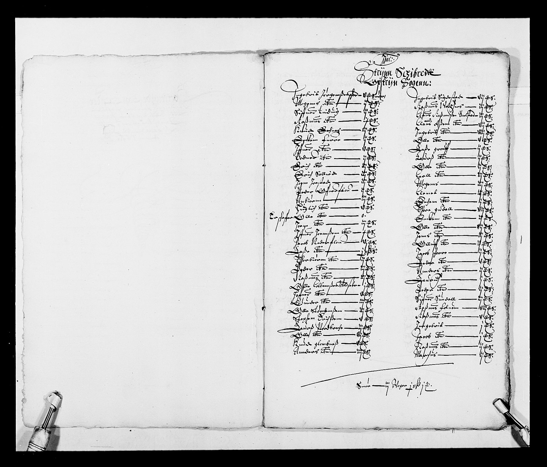 Stattholderembetet 1572-1771, AV/RA-EA-2870/Ek/L0026/0002: Jordebøker 1633-1658: / Tiendelister fra Bergenhus len, 1642-1647, p. 60