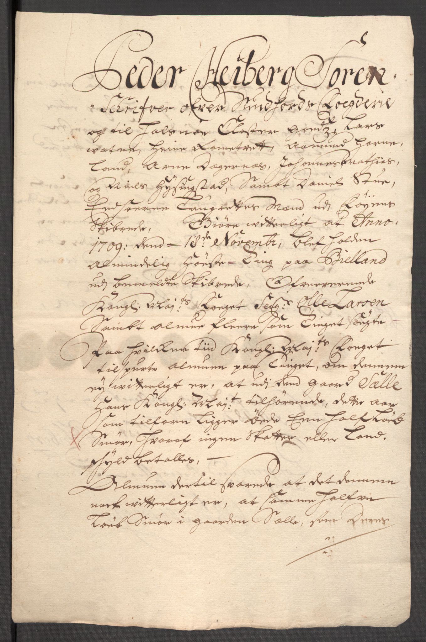 Rentekammeret inntil 1814, Reviderte regnskaper, Fogderegnskap, RA/EA-4092/R48/L2986: Fogderegnskap Sunnhordland og Hardanger, 1709-1710, p. 236