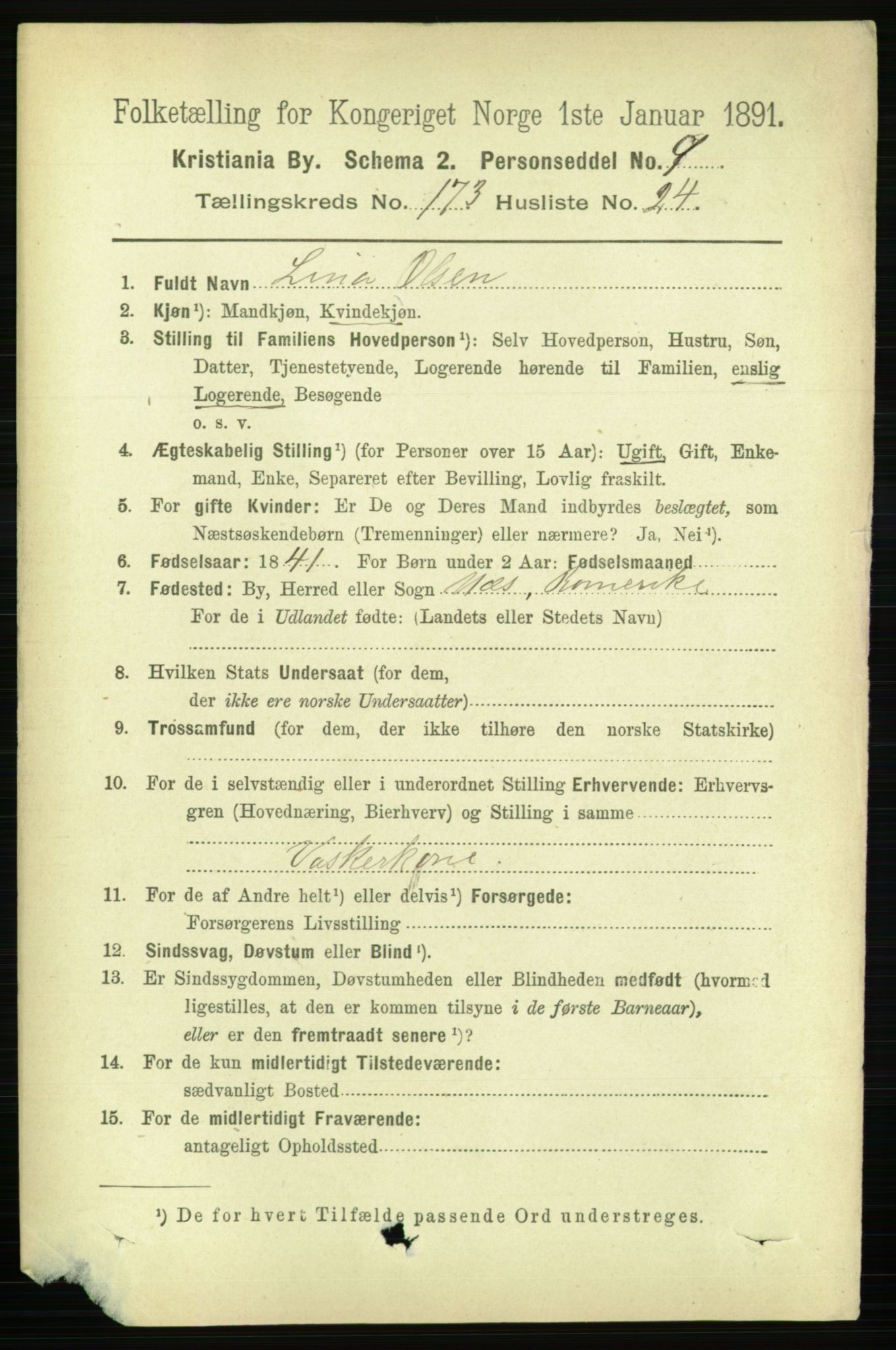 RA, 1891 census for 0301 Kristiania, 1891, p. 103835