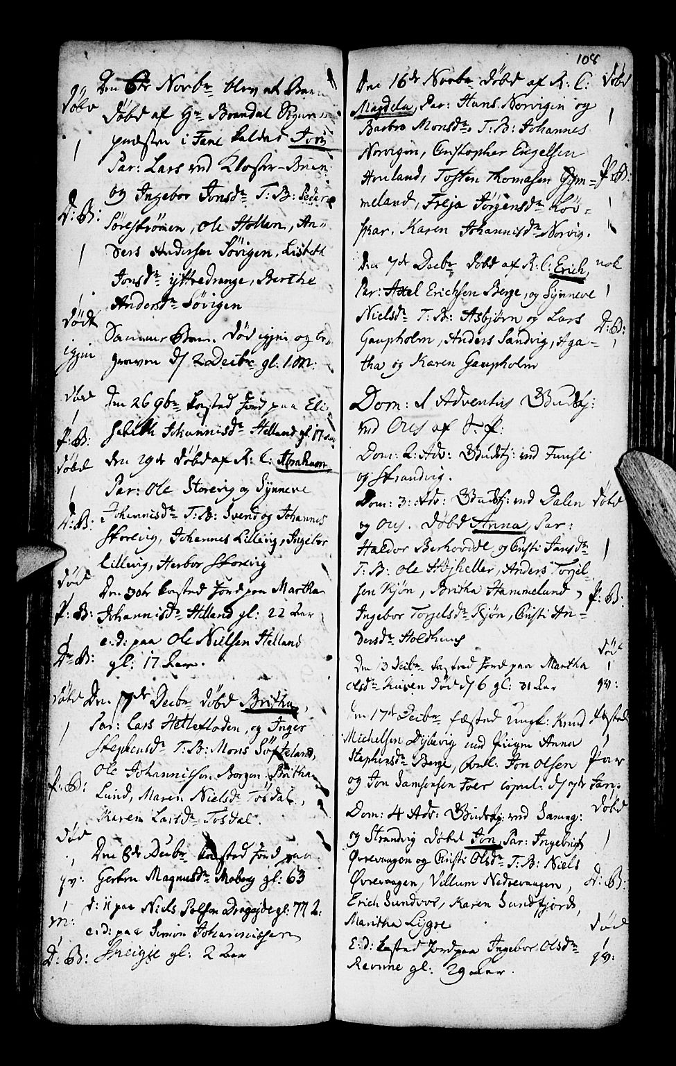 Os sokneprestembete, SAB/A-99929: Parish register (official) no. A 10, 1779-1788, p. 108