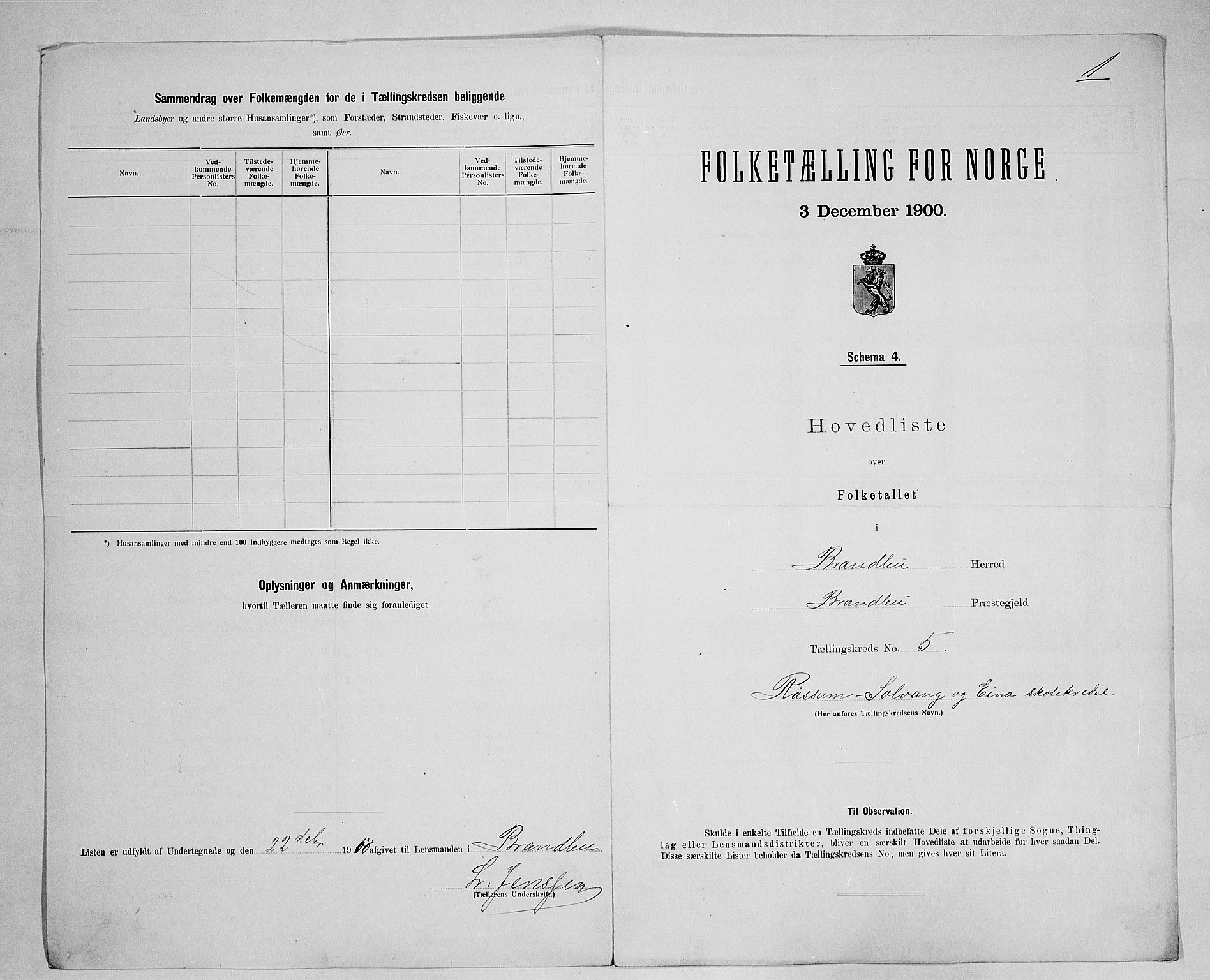 SAH, 1900 census for Brandbu, 1900, p. 28