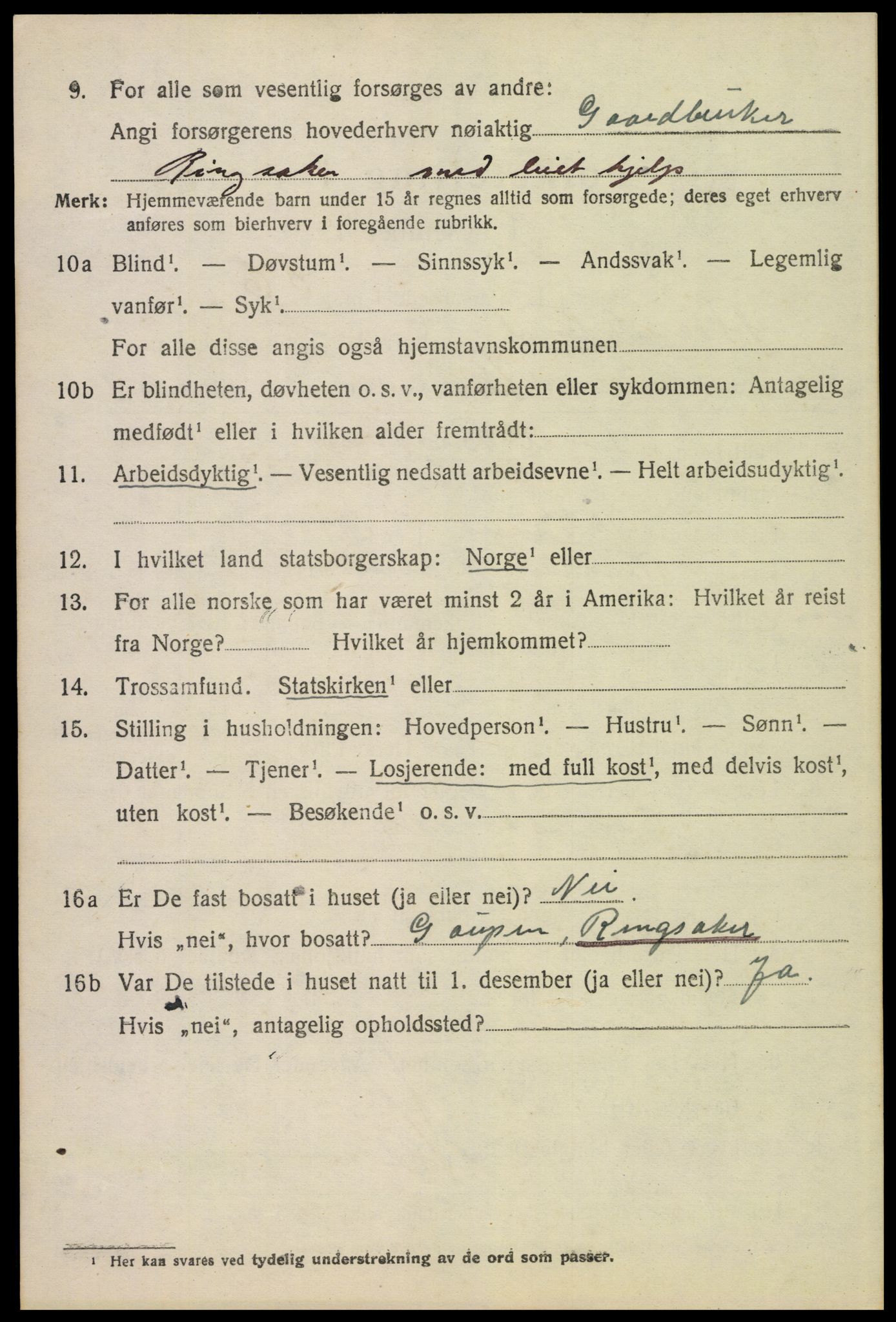 SAH, 1920 census for Stor-Elvdal, 1920, p. 4401