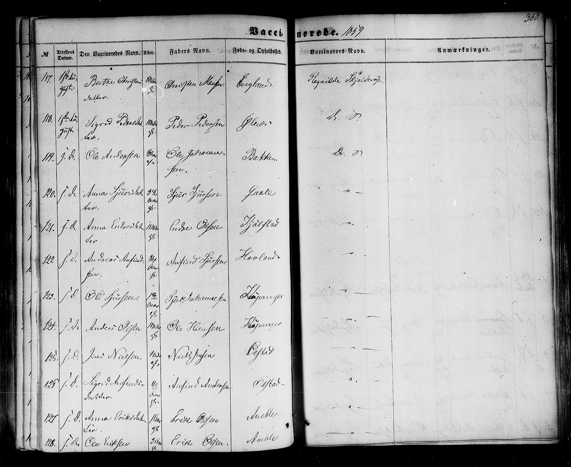 Sogndal sokneprestembete, AV/SAB-A-81301/H/Haa/Haaa/L0013: Parish register (official) no. A 13, 1859-1877, p. 363