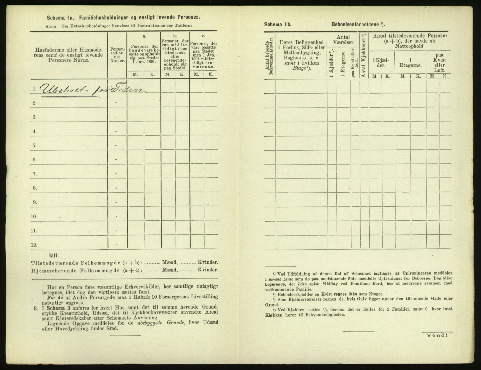 RA, 1891 census for 1601 Trondheim, 1891, p. 1243