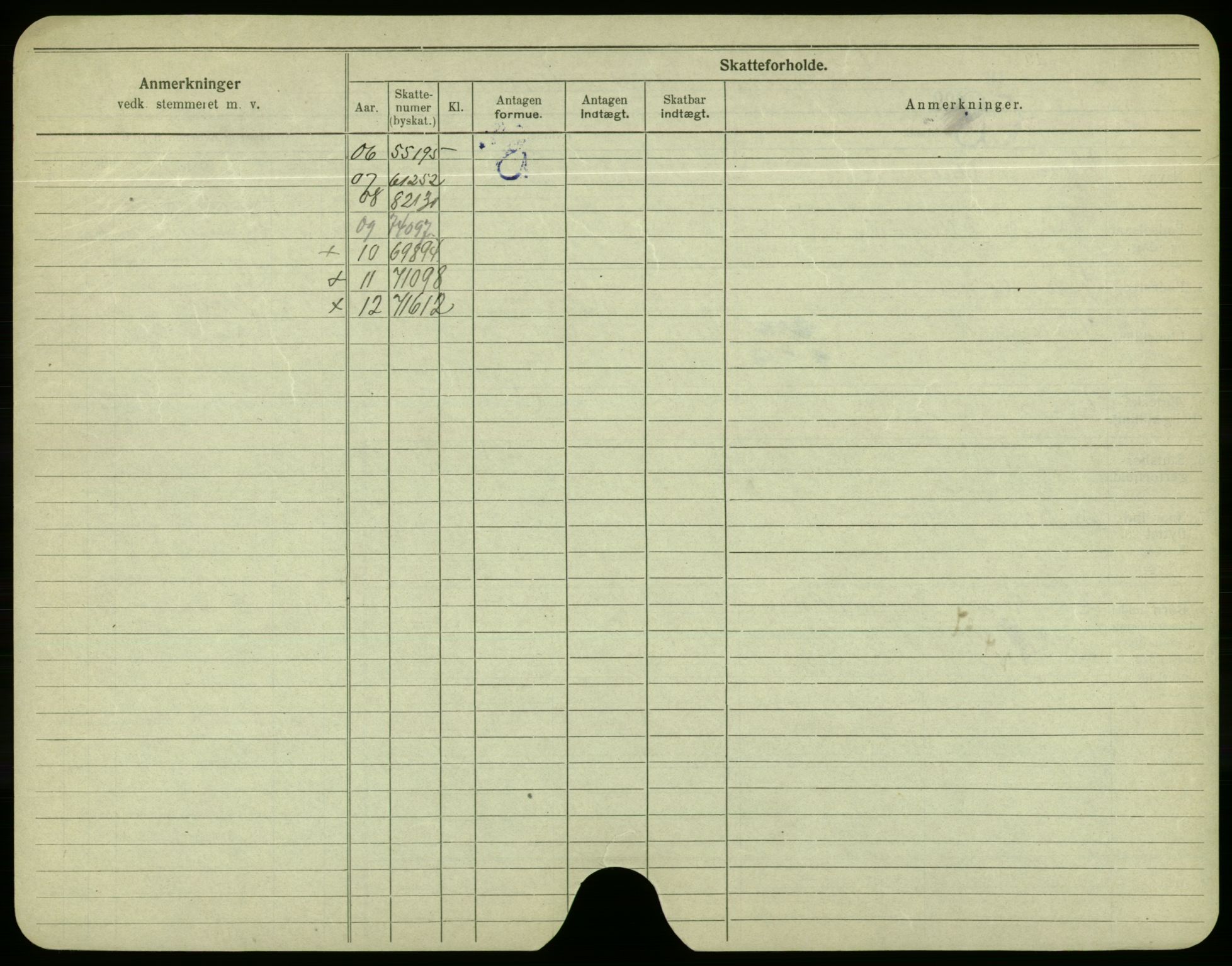 Oslo folkeregister, Registerkort, AV/SAO-A-11715/F/Fa/Fac/L0003: Menn, 1906-1914, p. 1199b