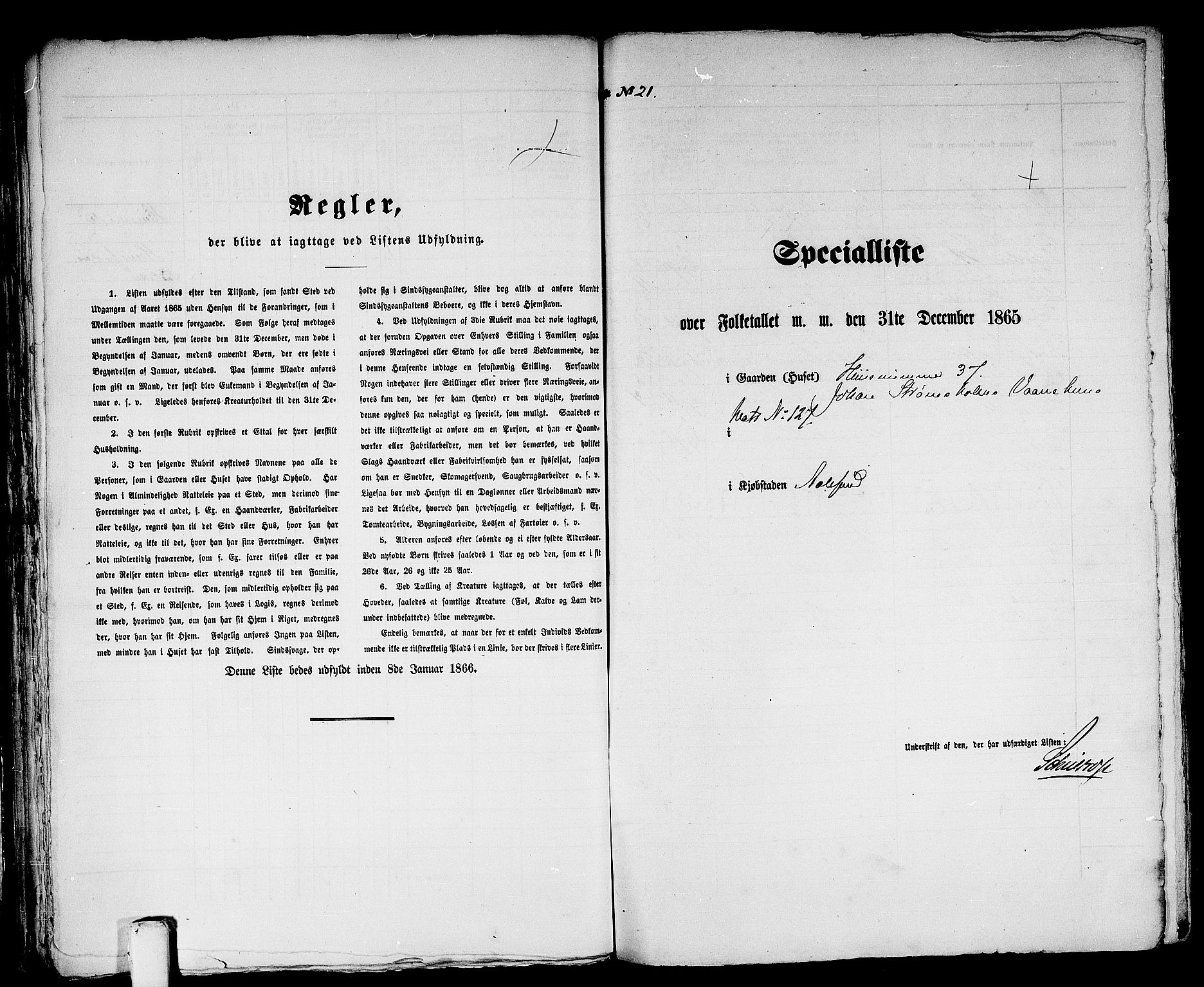 RA, 1865 census for Ålesund, 1865, p. 48