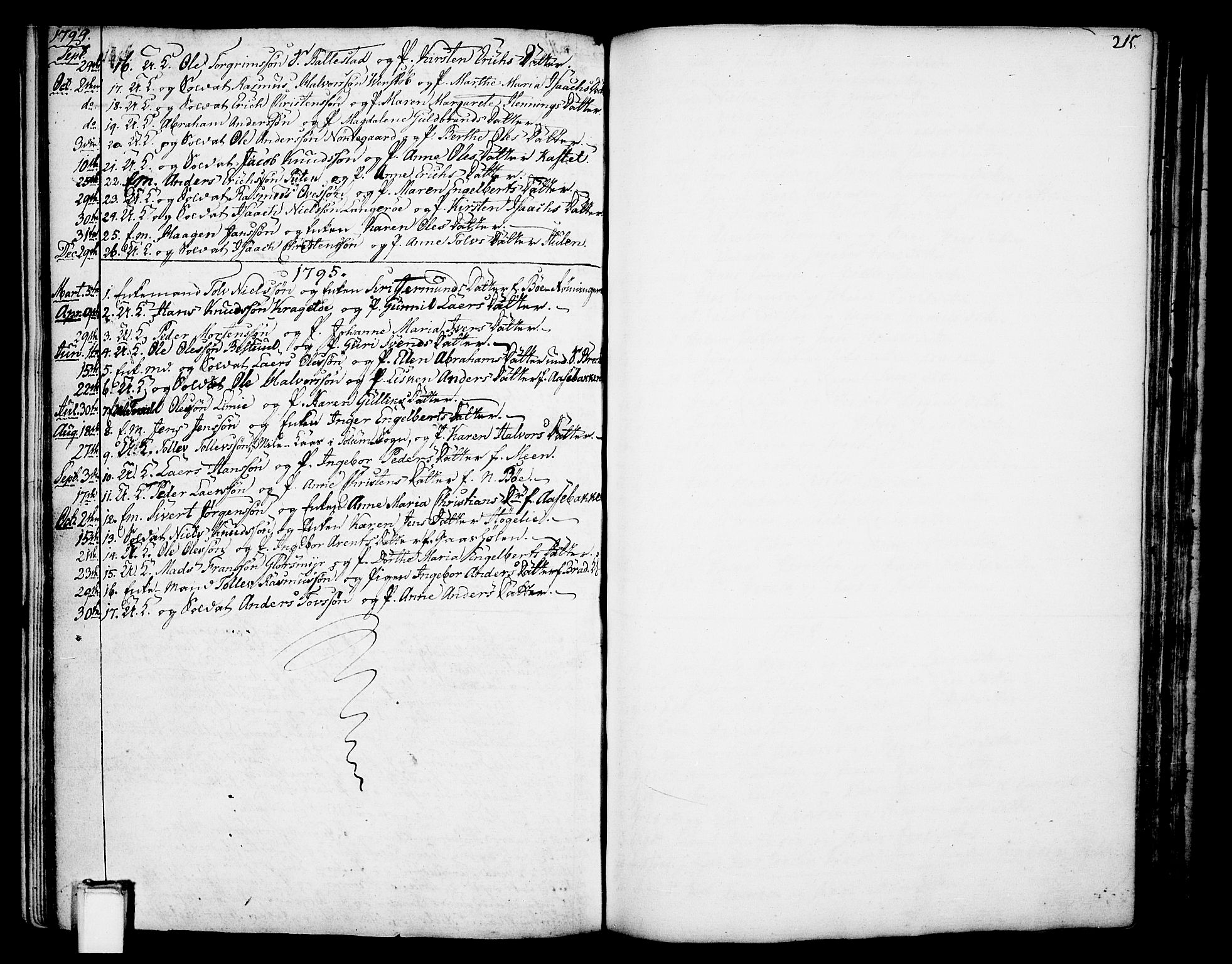 Gjerpen kirkebøker, SAKO/A-265/F/Fa/L0002: Parish register (official) no. I 2, 1747-1795, p. 203