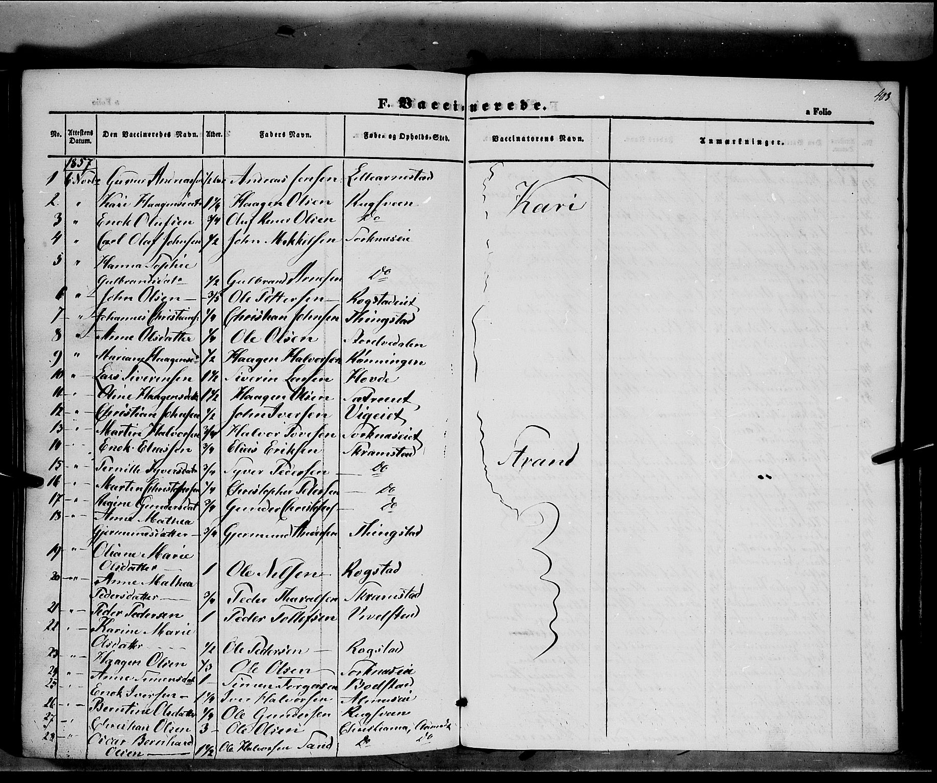 Åmot prestekontor, Hedmark, AV/SAH-PREST-056/H/Ha/Haa/L0006: Parish register (official) no. 6, 1842-1861, p. 403