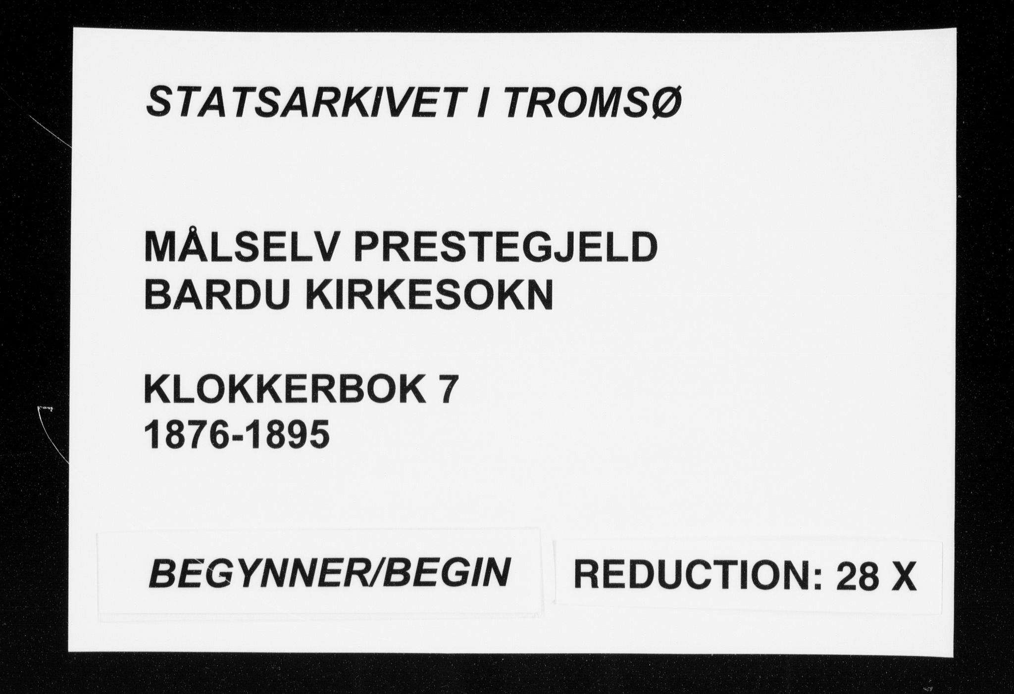 Målselv sokneprestembete, AV/SATØ-S-1311/G/Ga/Gab/L0007klokker: Parish register (copy) no. 7, 1876-1895