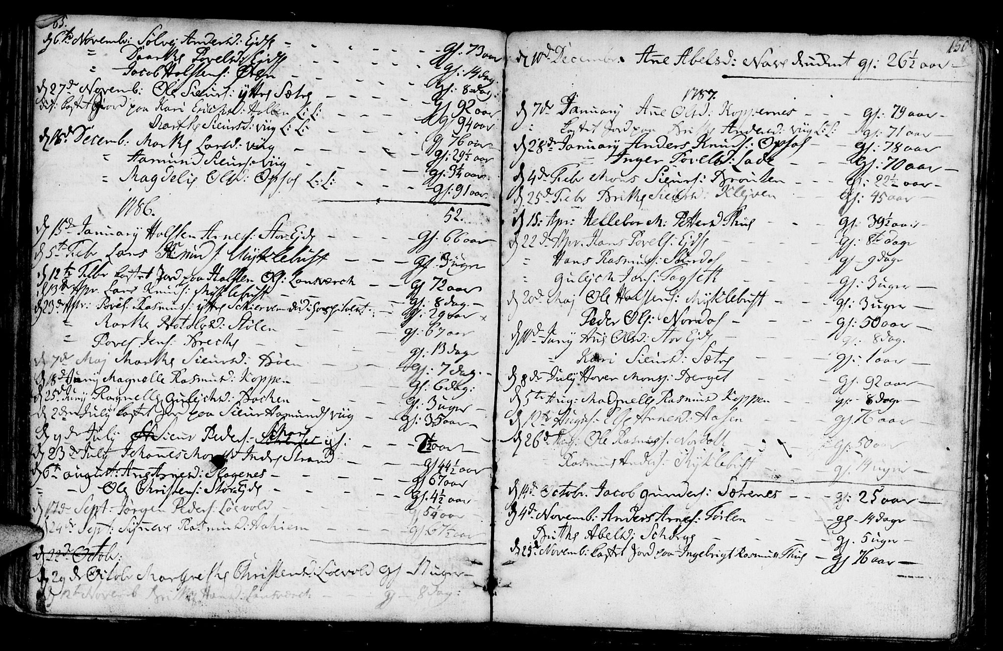 Ministerialprotokoller, klokkerbøker og fødselsregistre - Møre og Romsdal, AV/SAT-A-1454/501/L0002: Parish register (official) no. 501A02, 1760-1816, p. 150