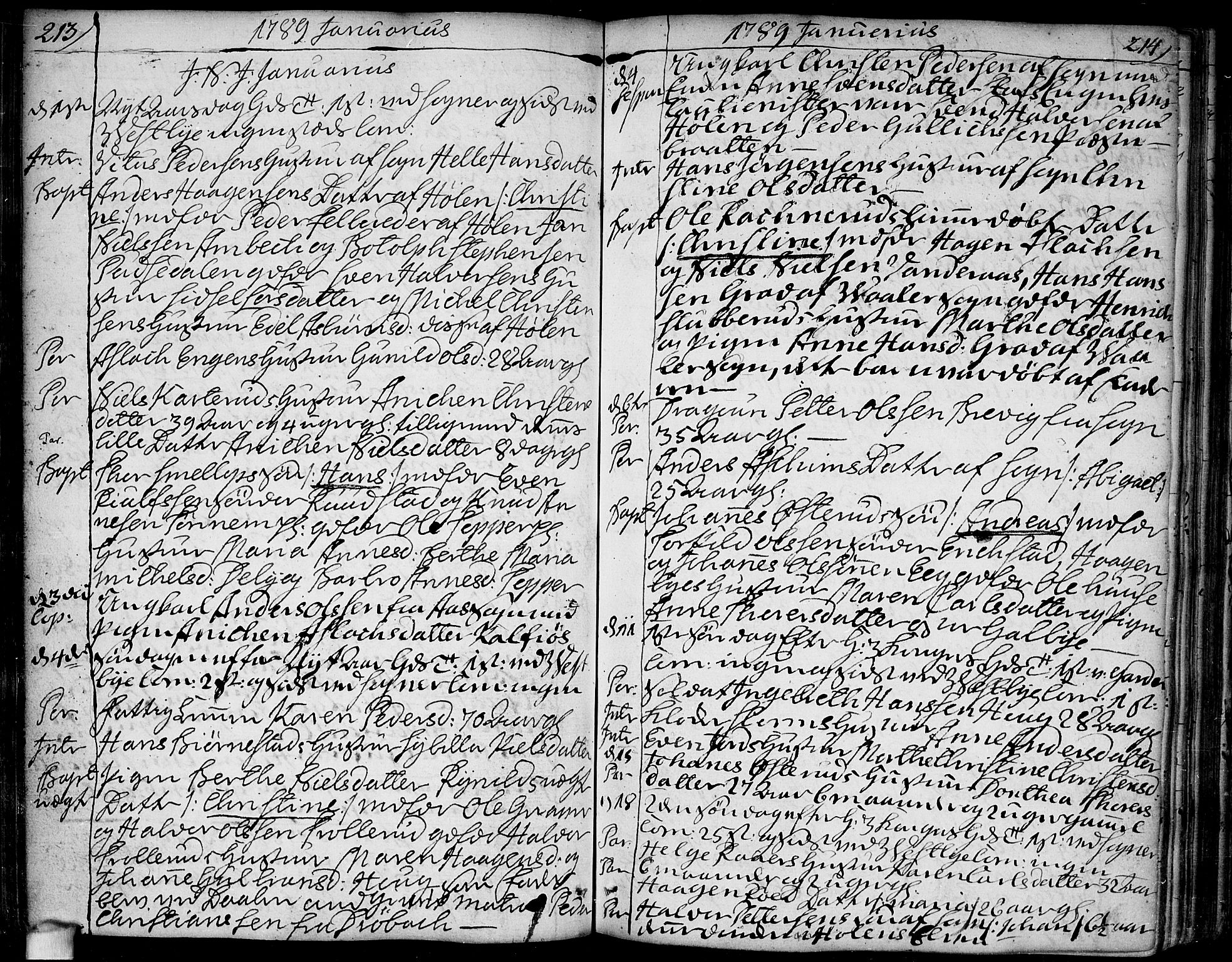 Vestby prestekontor Kirkebøker, AV/SAO-A-10893/F/Fa/L0003: Parish register (official) no. I 3, 1779-1796, p. 213-214