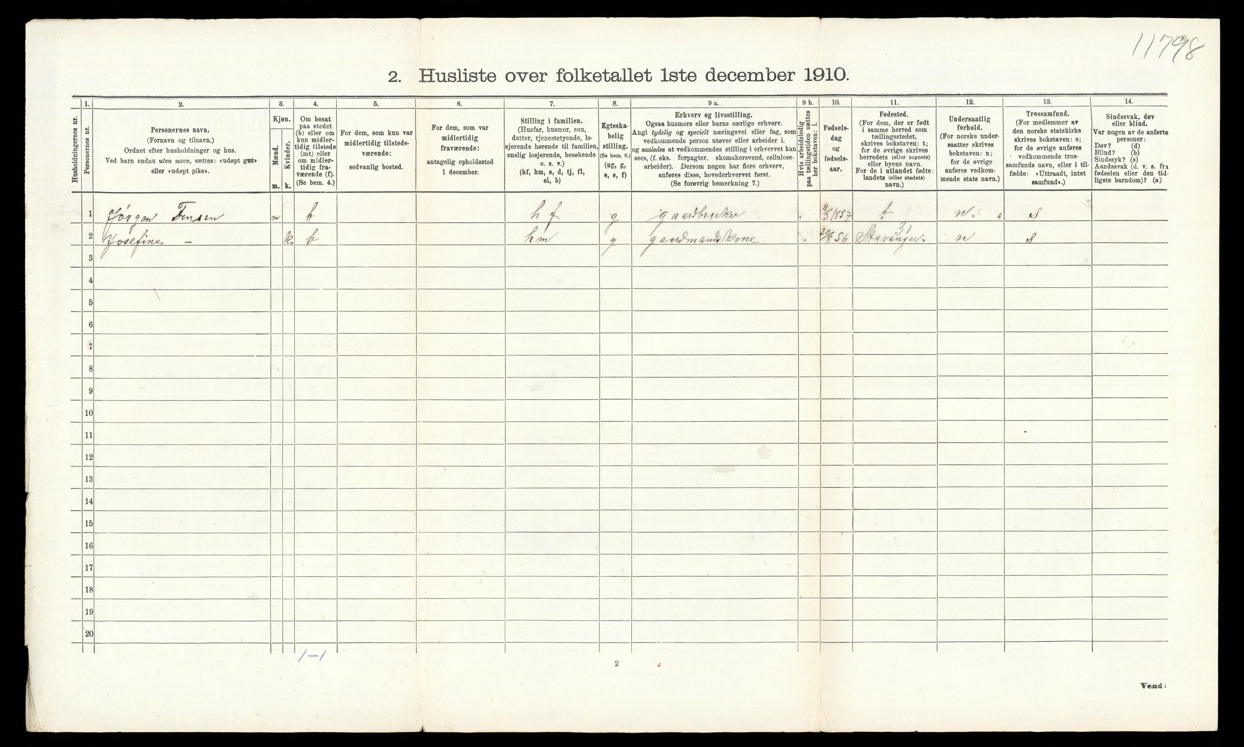 RA, 1910 census for Strømm, 1910, p. 373