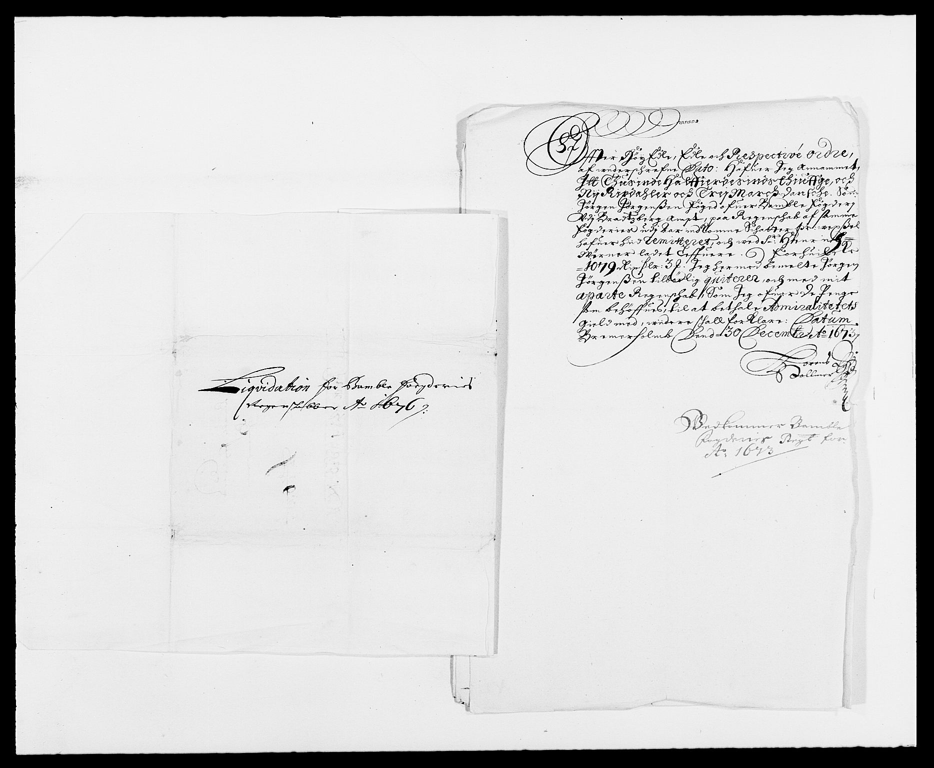 Rentekammeret inntil 1814, Reviderte regnskaper, Fogderegnskap, AV/RA-EA-4092/R34/L2042: Fogderegnskap Bamble, 1673-1675, p. 118