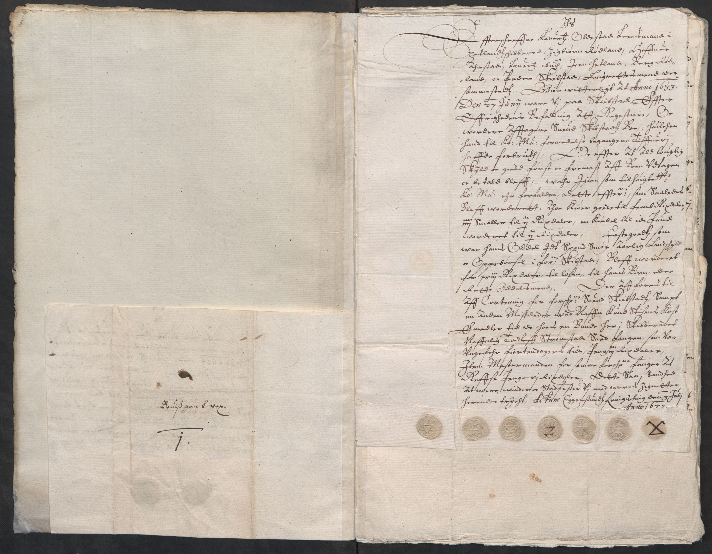 Rentekammeret inntil 1814, Reviderte regnskaper, Lensregnskaper, RA/EA-5023/R/Rb/Rbs/L0017: Stavanger len, 1632-1634