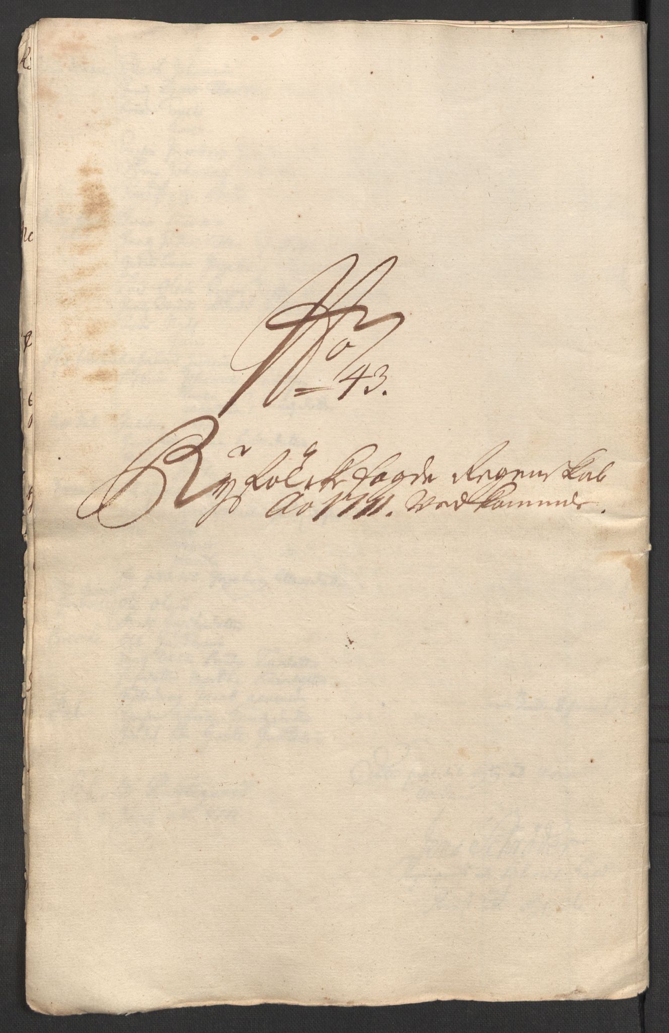 Rentekammeret inntil 1814, Reviderte regnskaper, Fogderegnskap, RA/EA-4092/R47/L2864: Fogderegnskap Ryfylke, 1711, p. 460