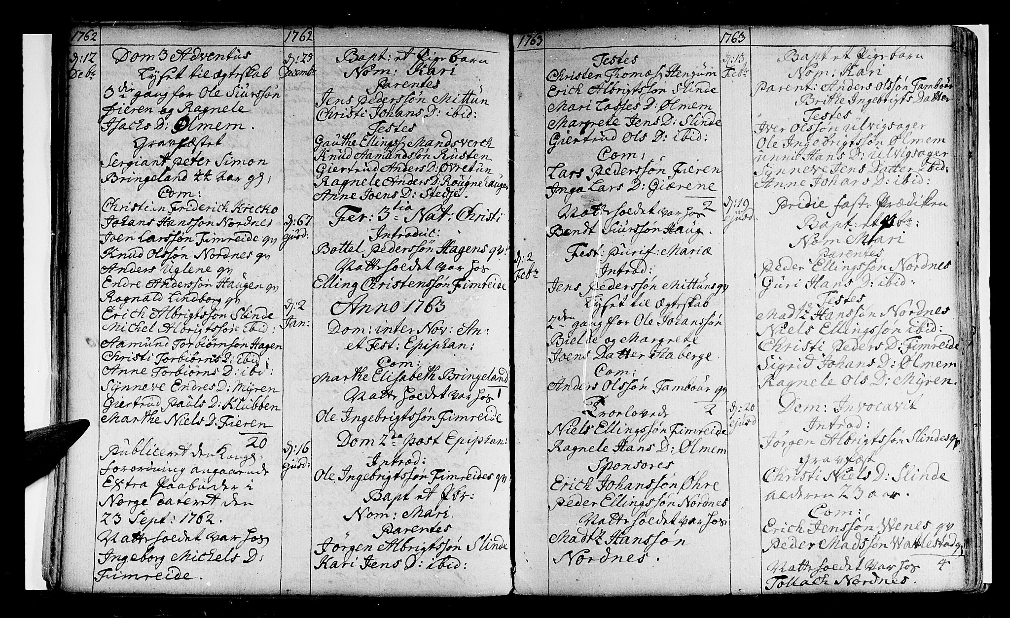 Sogndal sokneprestembete, AV/SAB-A-81301/H/Haa/Haaa/L0004: Parish register (official) no. A 4, 1747-1782