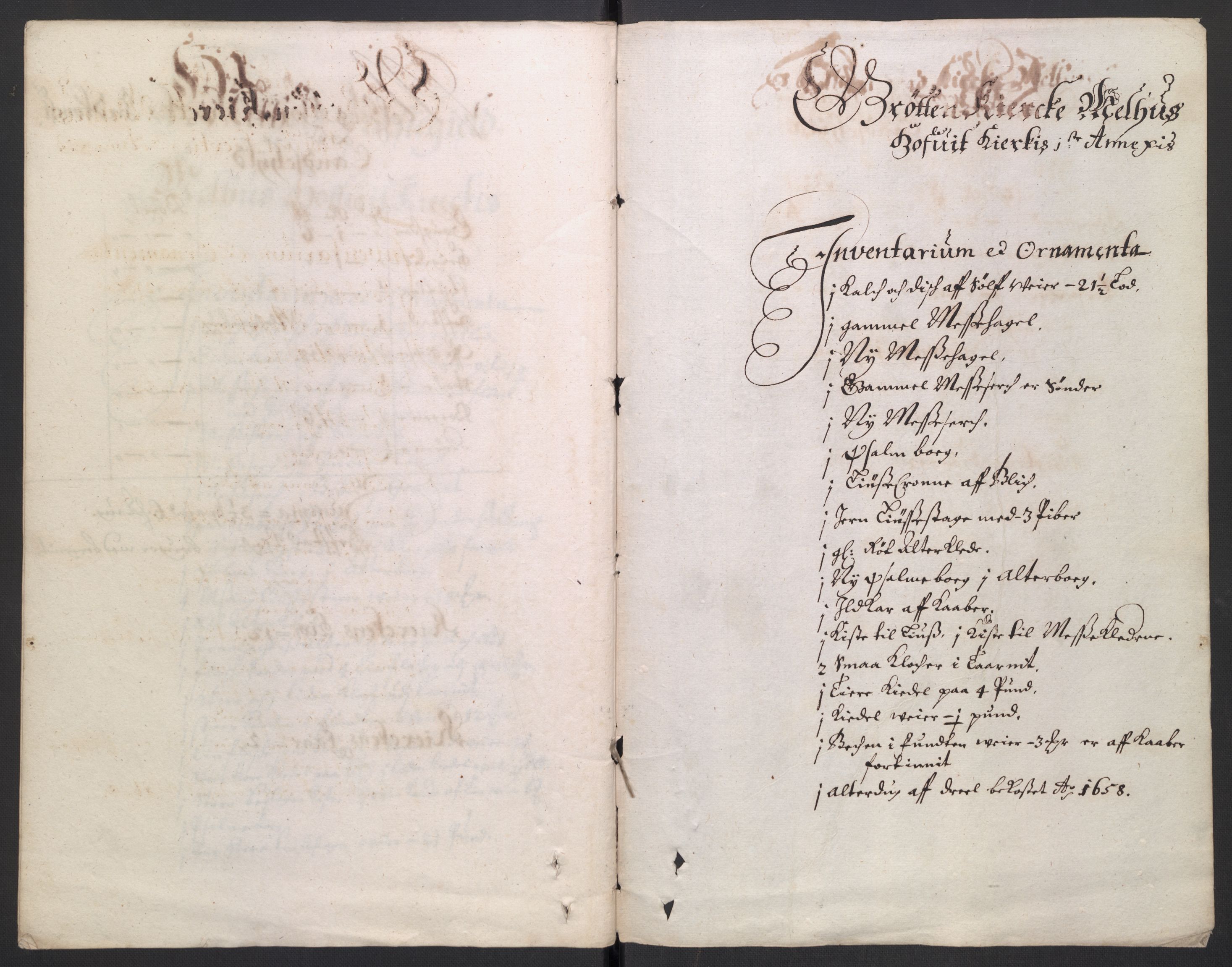 Rentekammeret inntil 1814, Reviderte regnskaper, Kirkeregnskap, AV/RA-EA-4067/Rf/L0121: Kirkeregnskap, 1656-1679, p. 185