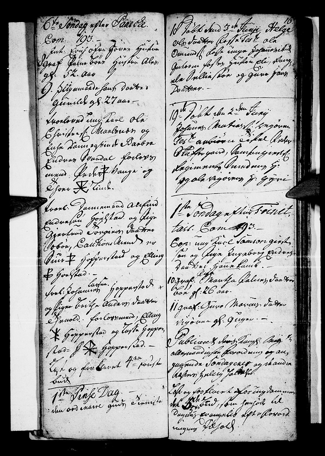 Vik sokneprestembete, SAB/A-81501: Parish register (official) no. A 1 /1, 1727-1740, p. 16
