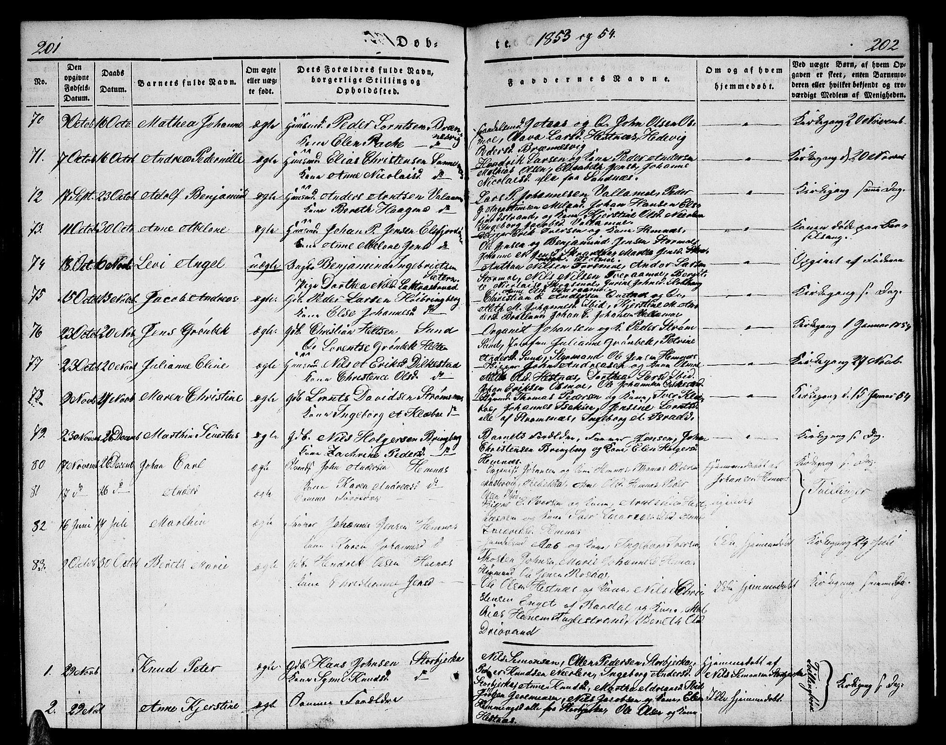 Ministerialprotokoller, klokkerbøker og fødselsregistre - Nordland, AV/SAT-A-1459/825/L0364: Parish register (copy) no. 825C01, 1841-1863, p. 201-202