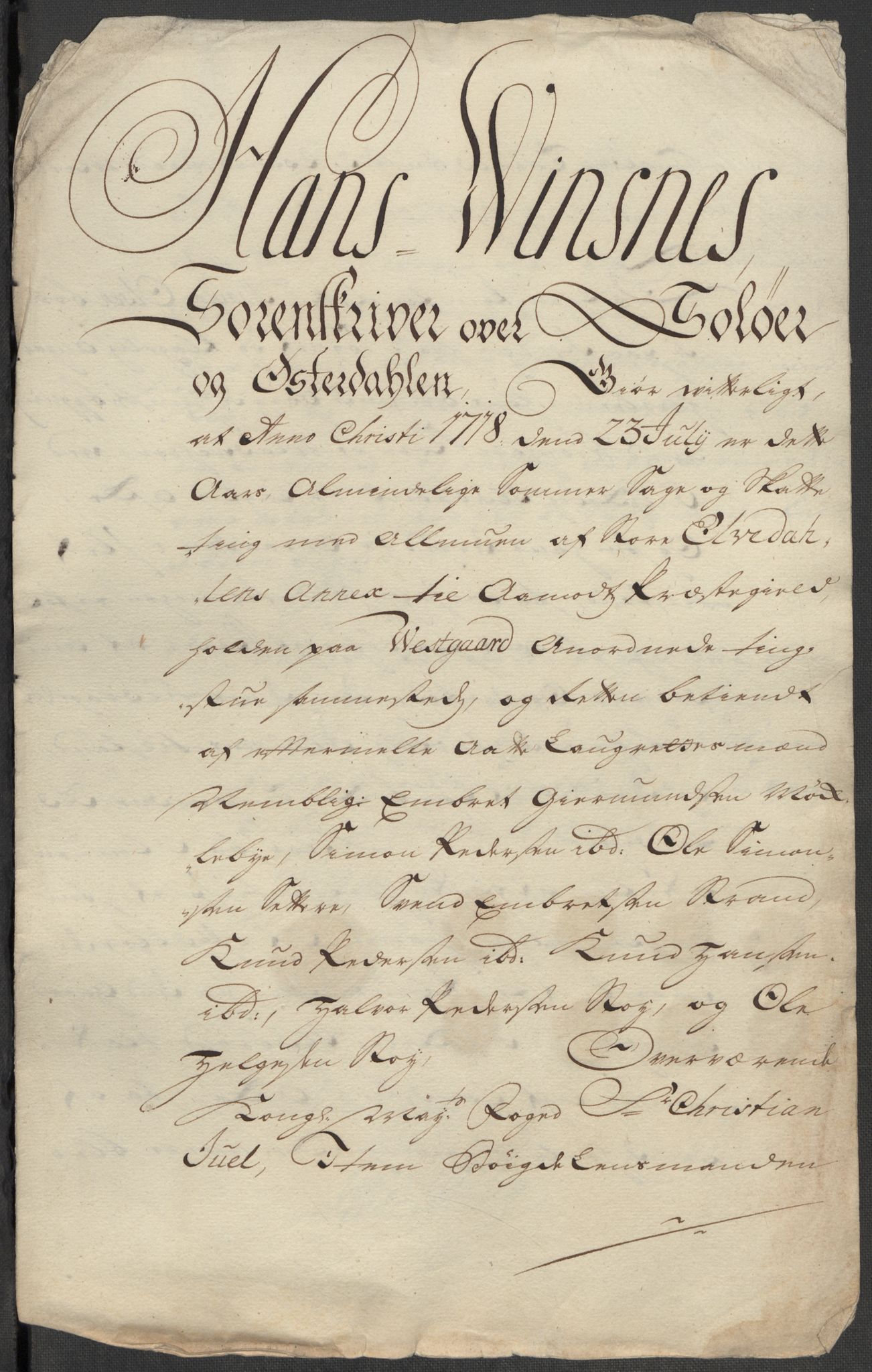 Rentekammeret inntil 1814, Reviderte regnskaper, Fogderegnskap, AV/RA-EA-4092/R13/L0857: Fogderegnskap Solør, Odal og Østerdal, 1718, p. 314