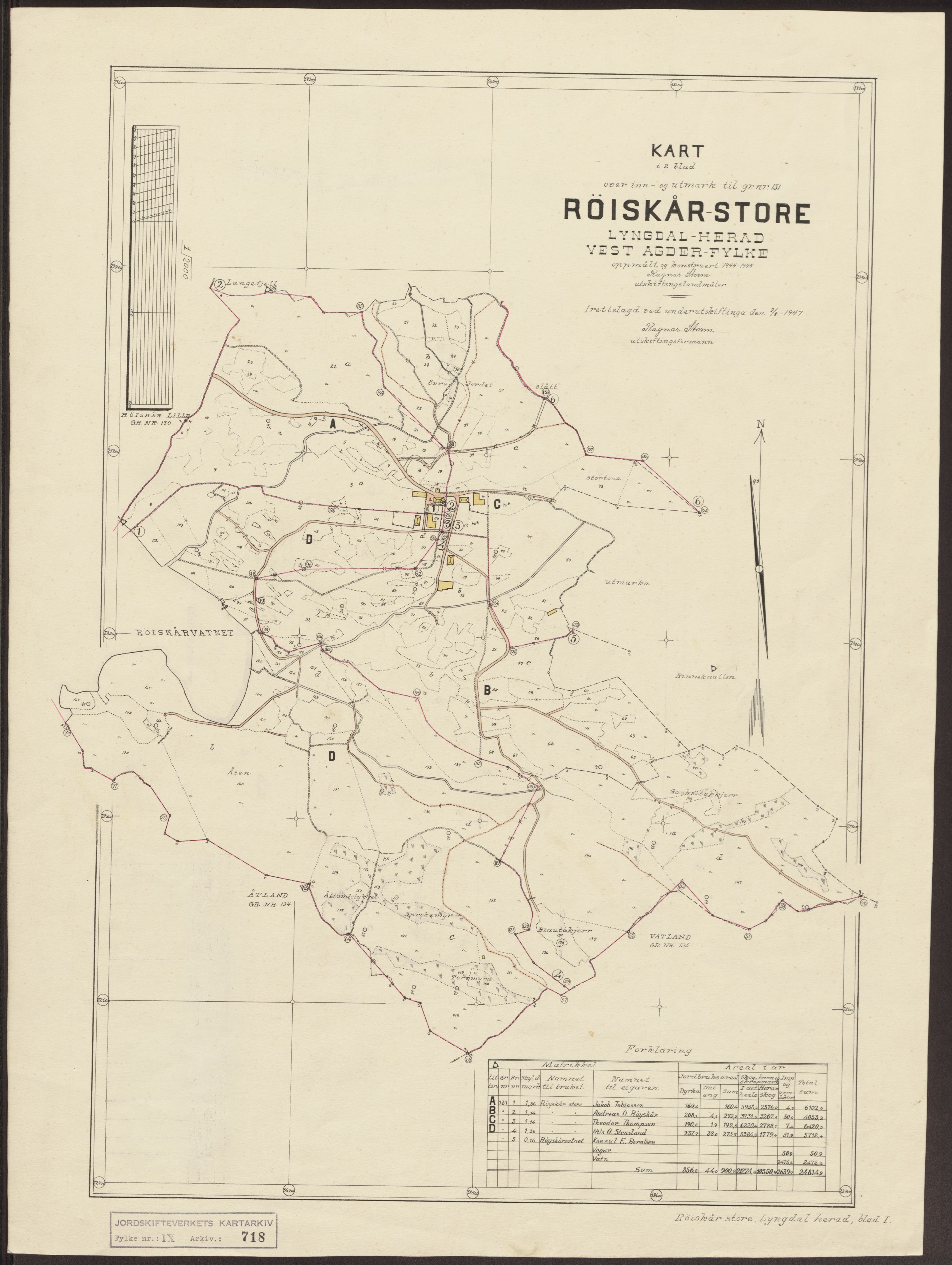 Jordskifteverkets kartarkiv, AV/RA-S-3929/T, 1859-1988, p. 886