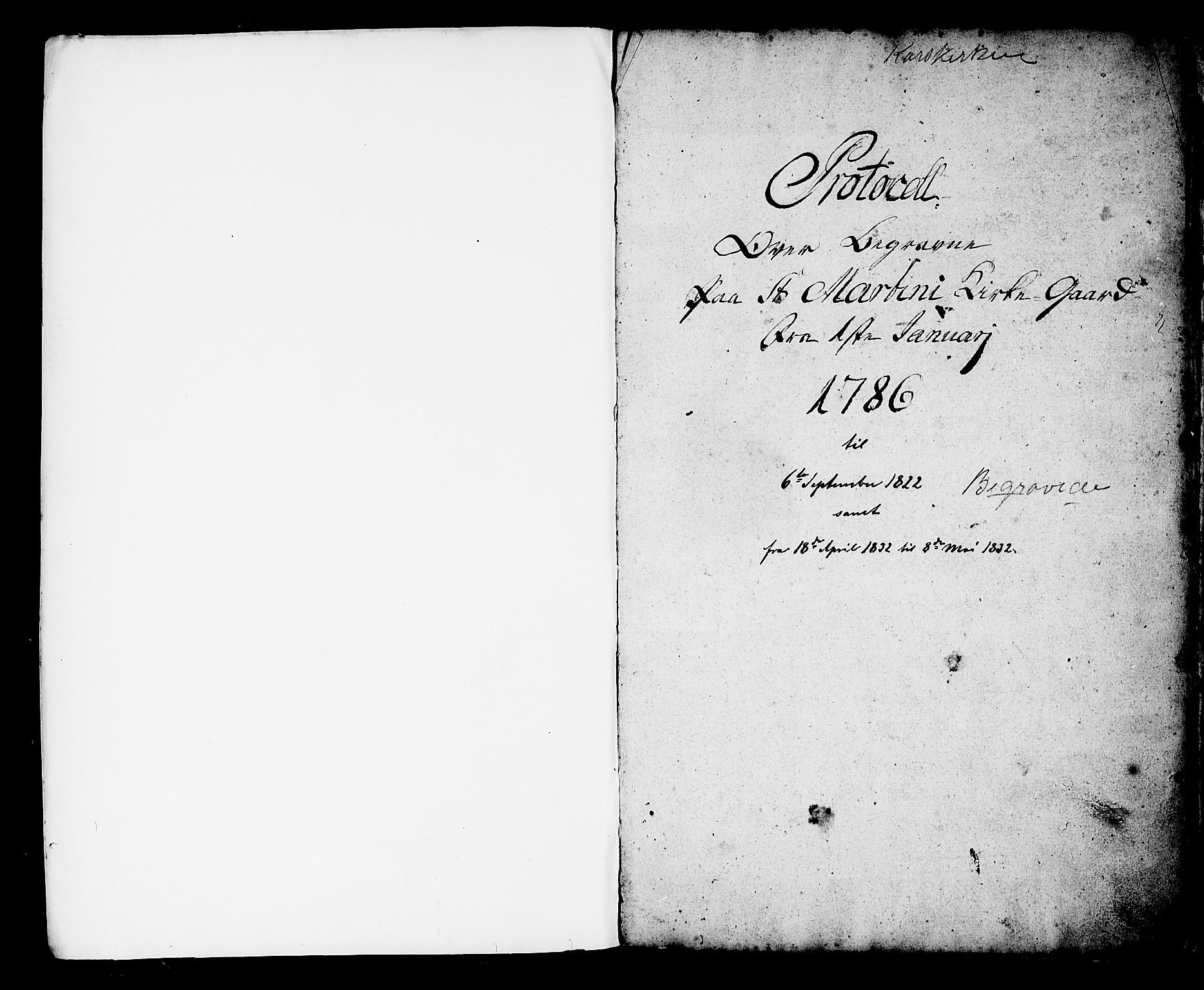 Korskirken sokneprestembete, SAB/A-76101/H/Haa/L0012: Parish register (official) no. A 12, 1786-1832, p. 1