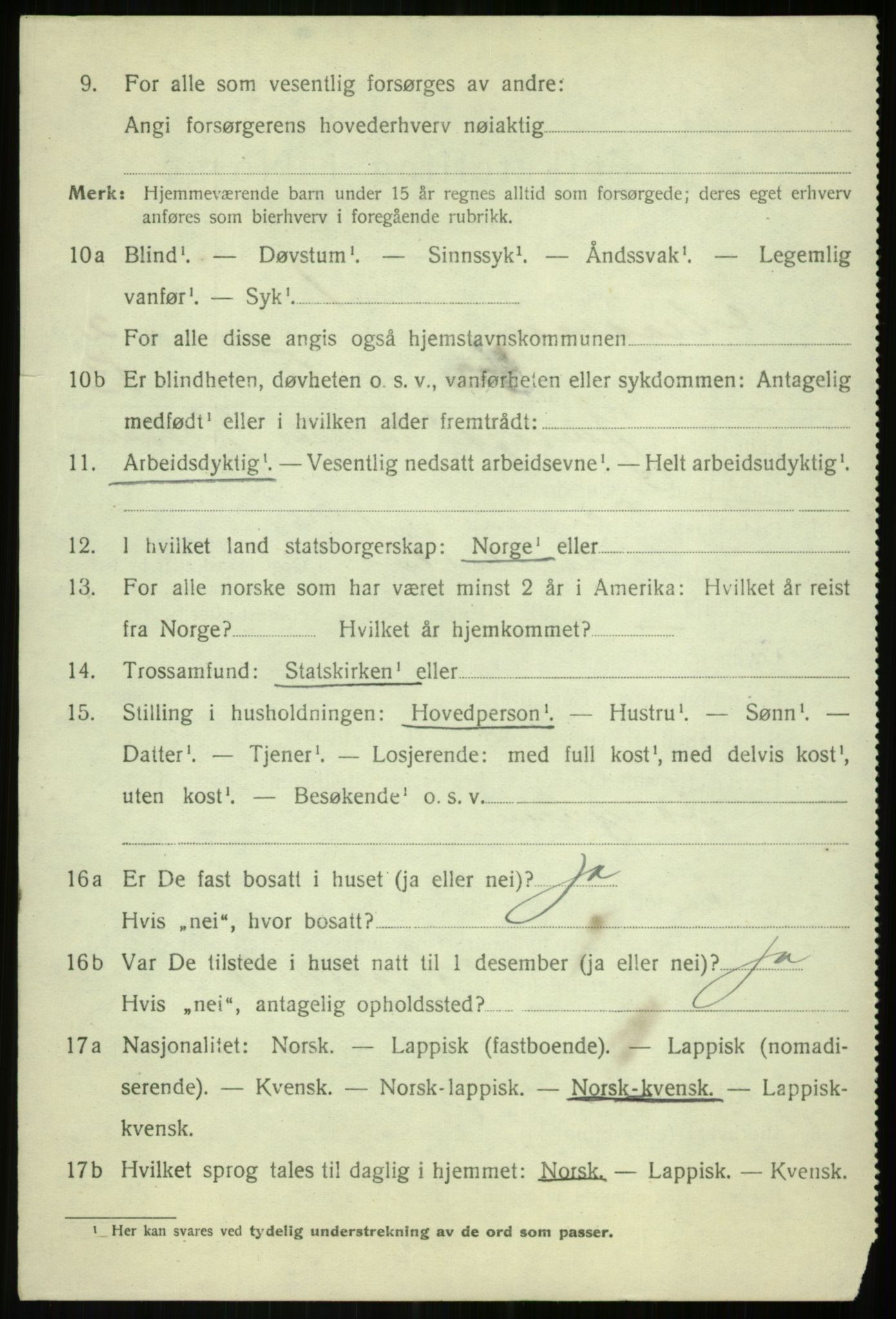 SATØ, 1920 census for Målselv, 1920, p. 2252