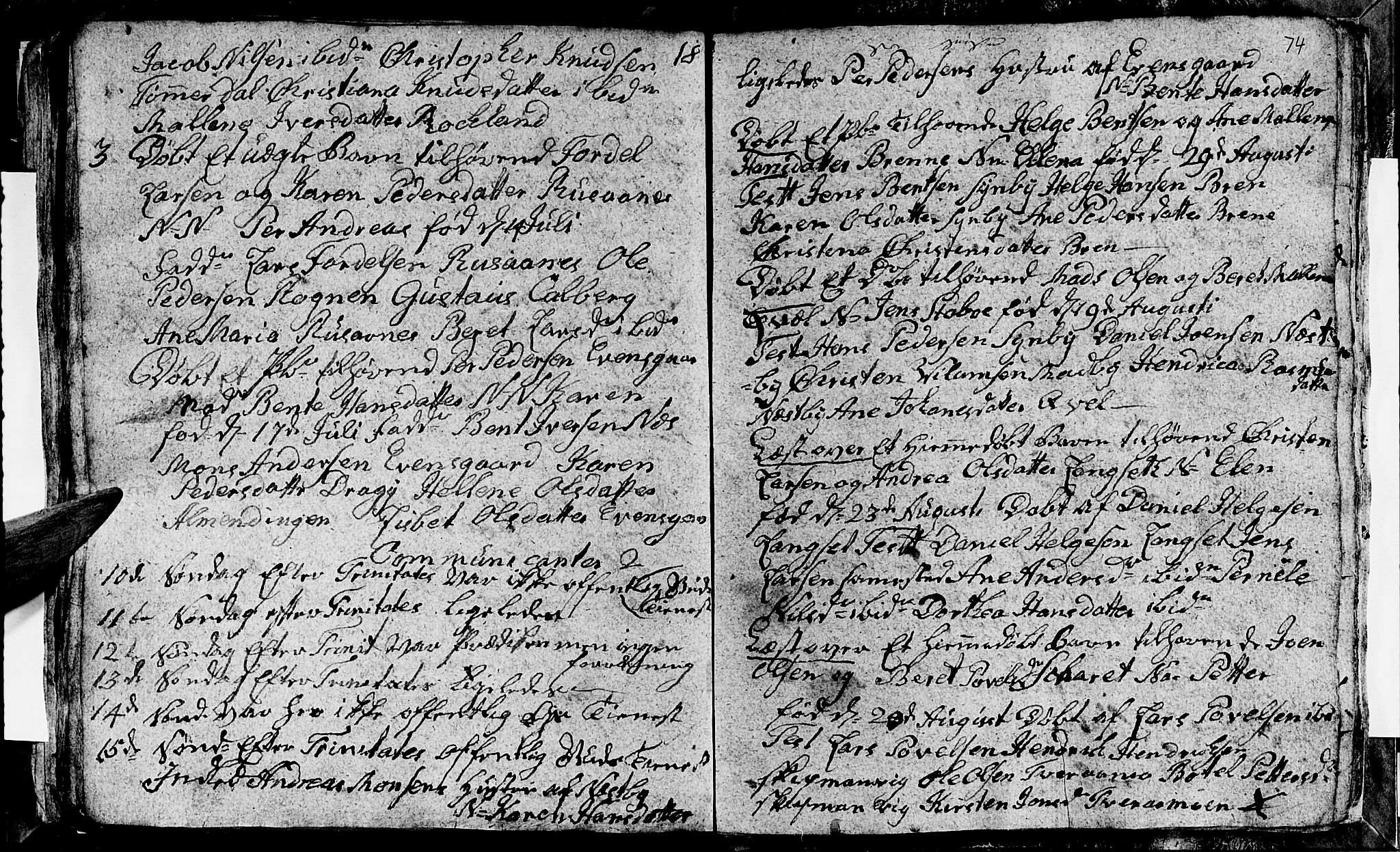 Ministerialprotokoller, klokkerbøker og fødselsregistre - Nordland, AV/SAT-A-1459/847/L0675: Parish register (copy) no. 847C03, 1808-1820, p. 74