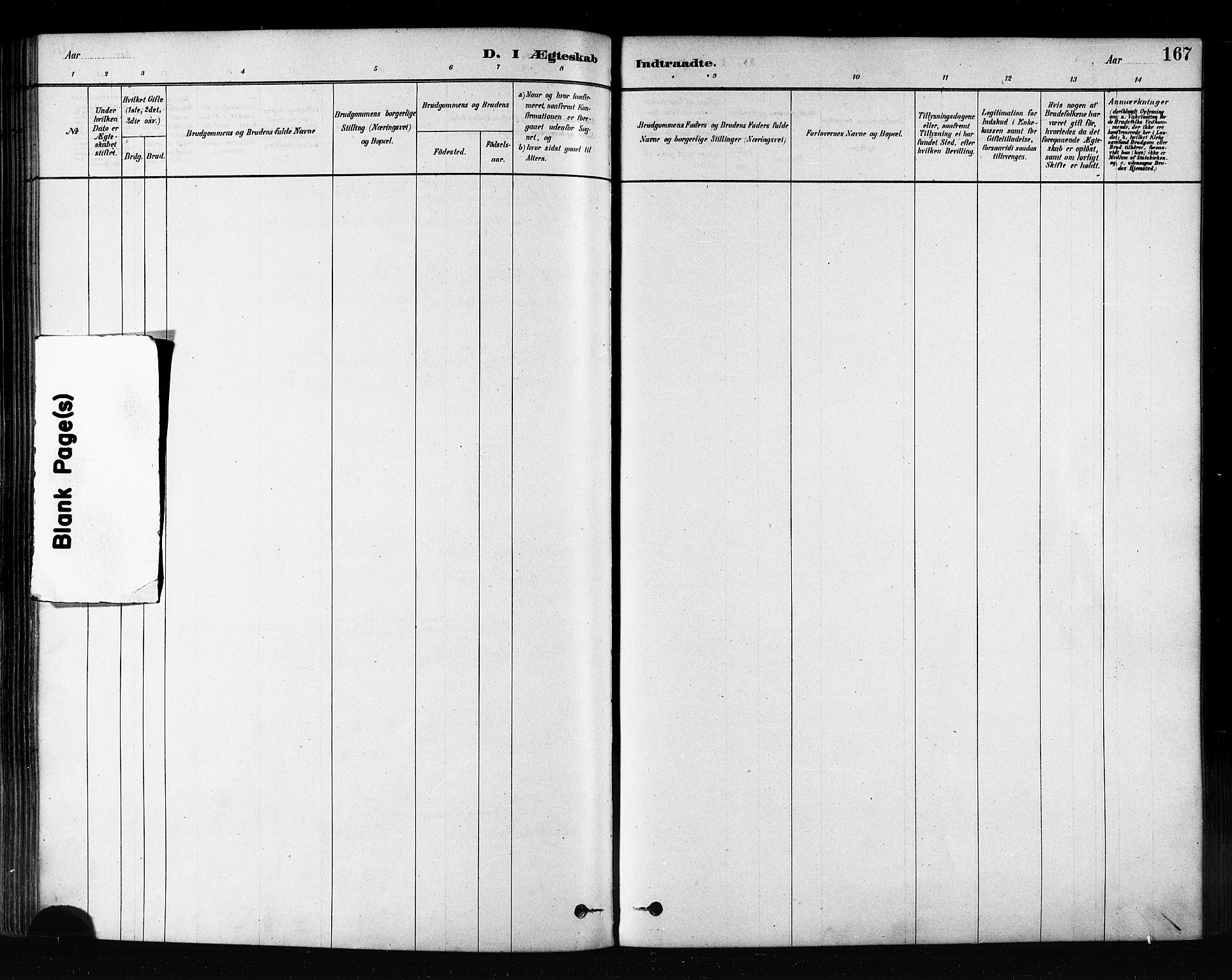 Kautokeino sokneprestembete, AV/SATØ-S-1340/H/Ha/L0004.kirke: Parish register (official) no. 4, 1877-1896, p. 167