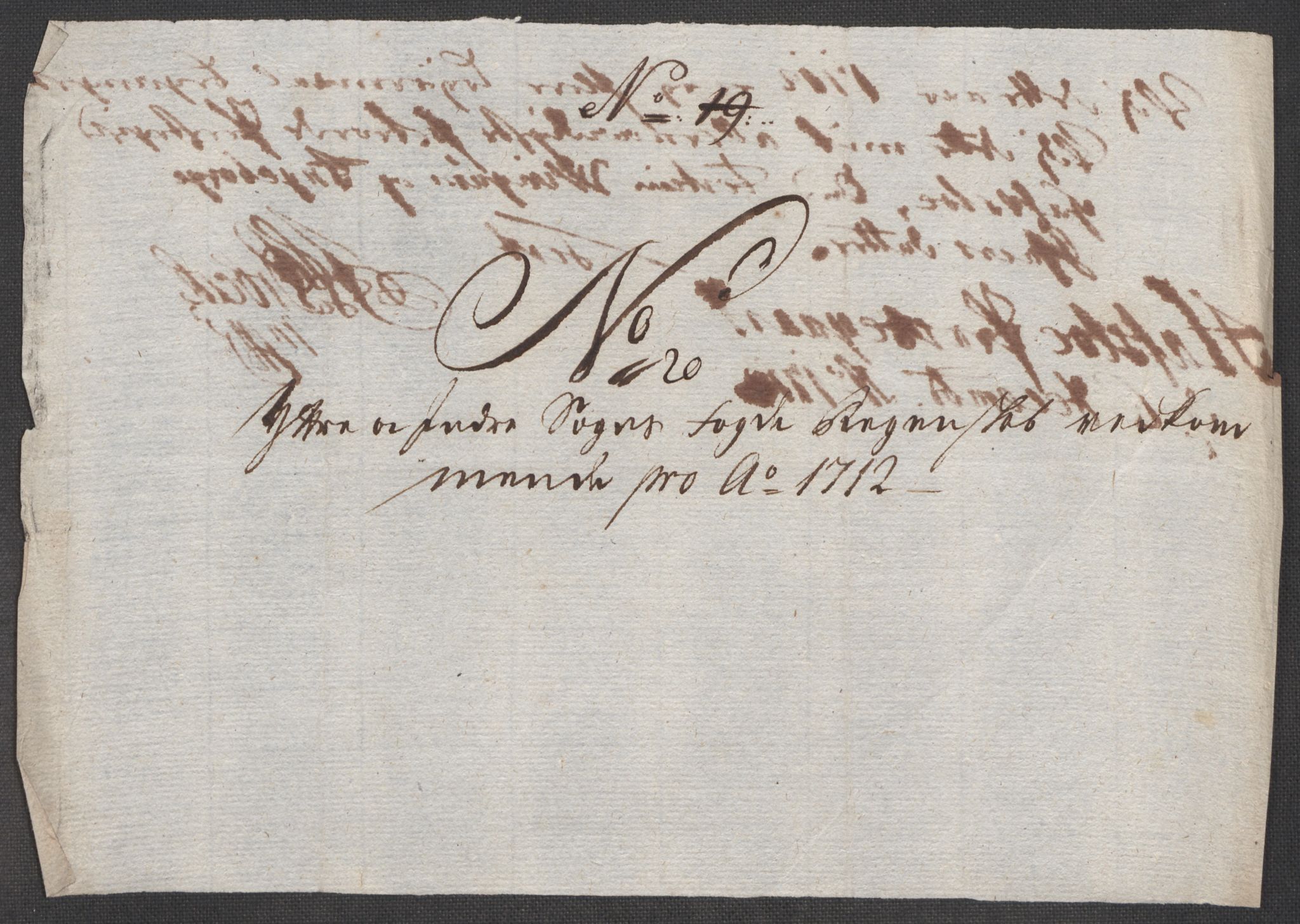 Rentekammeret inntil 1814, Reviderte regnskaper, Fogderegnskap, AV/RA-EA-4092/R52/L3318: Fogderegnskap Sogn, 1712, p. 259