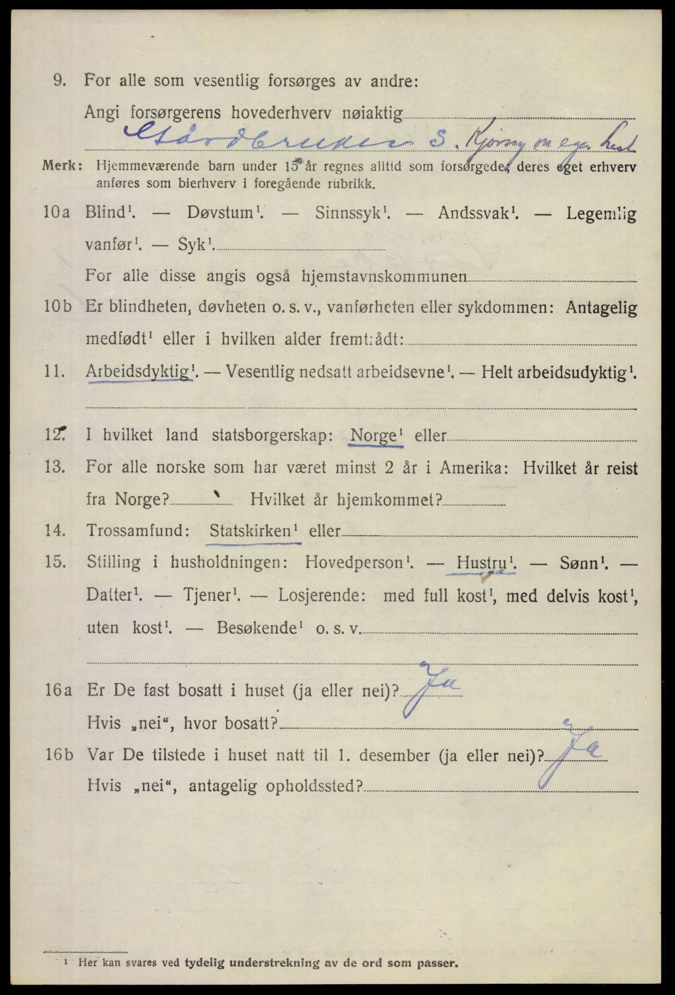 SAKO, 1920 census for Stokke, 1920, p. 2059