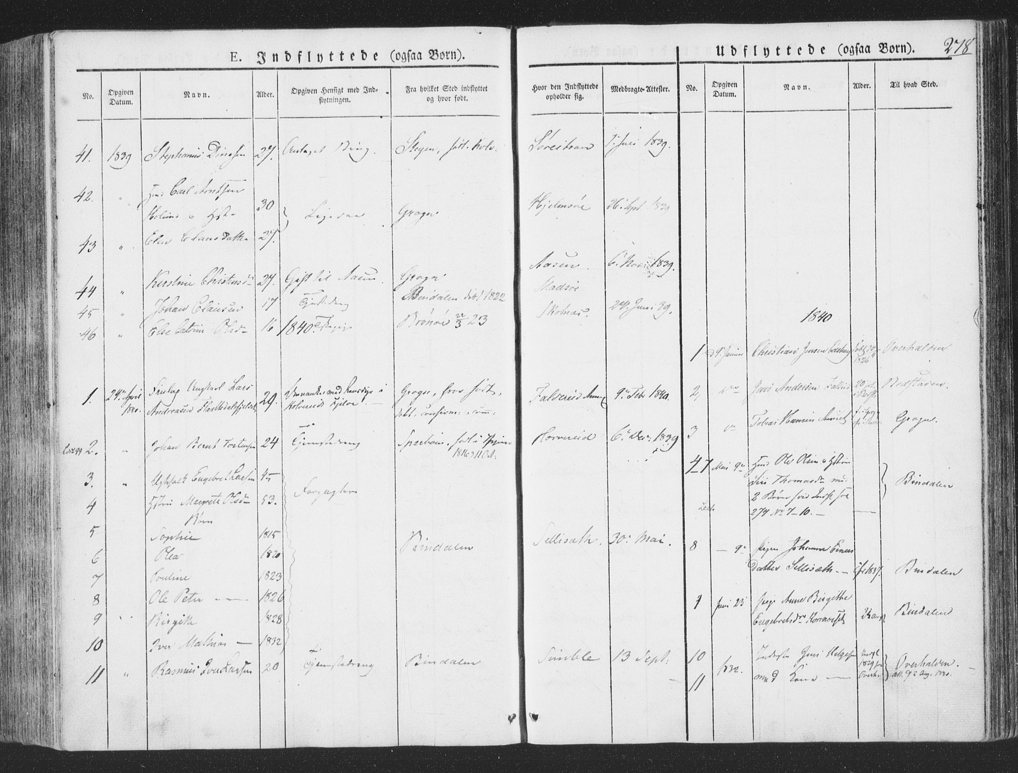 Ministerialprotokoller, klokkerbøker og fødselsregistre - Nord-Trøndelag, SAT/A-1458/780/L0639: Parish register (official) no. 780A04, 1830-1844, p. 278