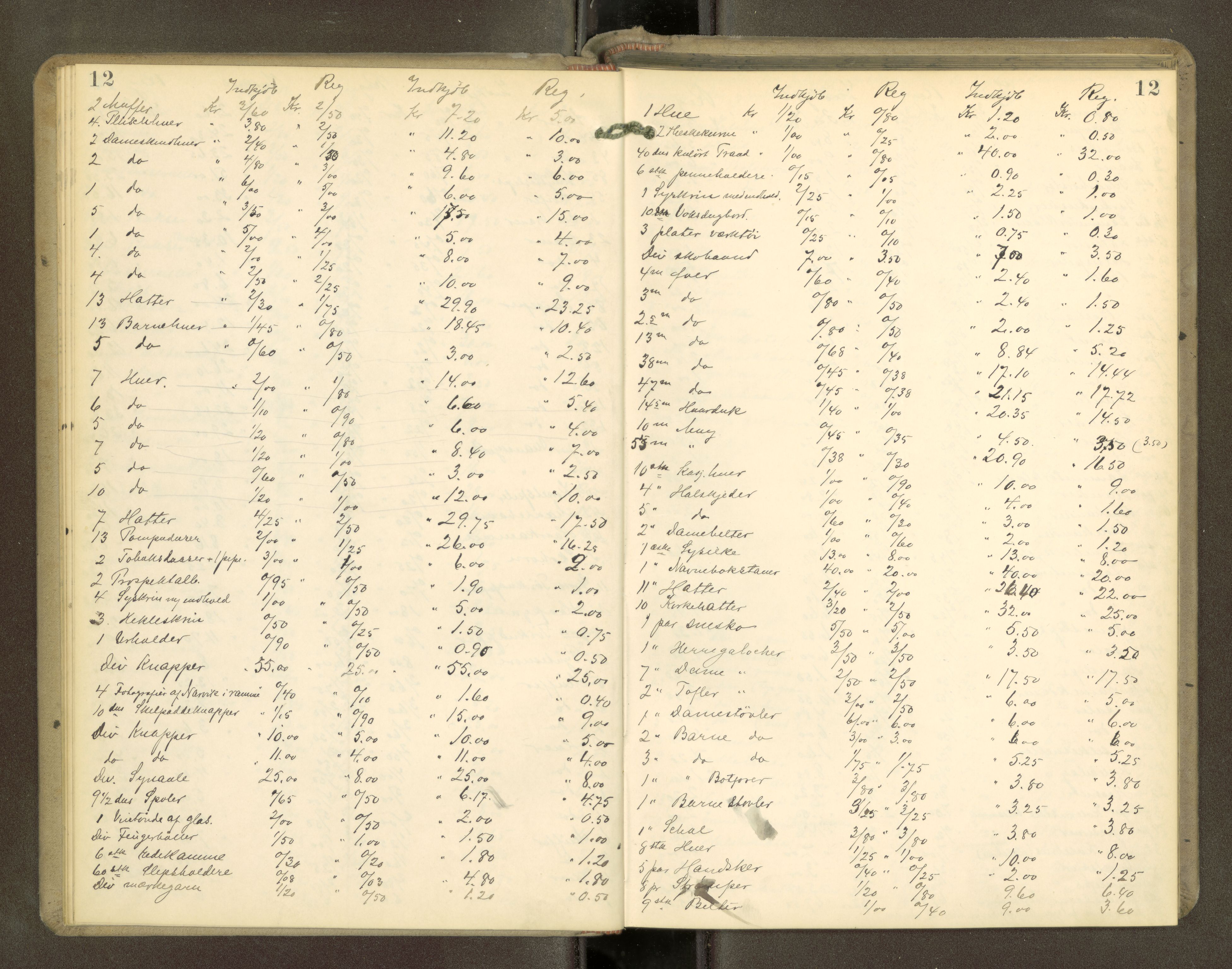 Narvik sorenskriveri, SAT/A-0002/1/3/3C/L0001: Registreringsprotokoll - Steigen Sorenskriver, 1909-1913, p. 12