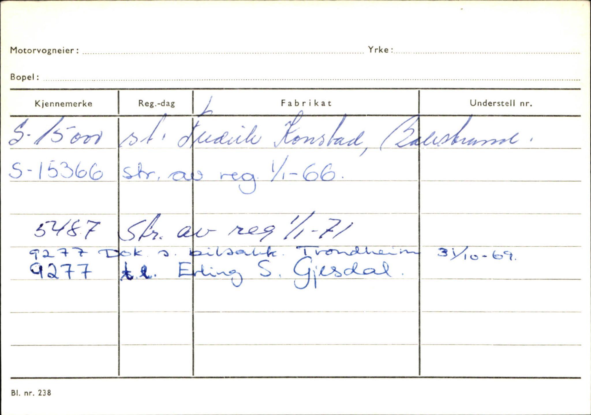 Statens vegvesen, Sogn og Fjordane vegkontor, AV/SAB-A-5301/4/F/L0132: Eigarregister Askvoll A-Å. Balestrand A-Å, 1945-1975, p. 2229