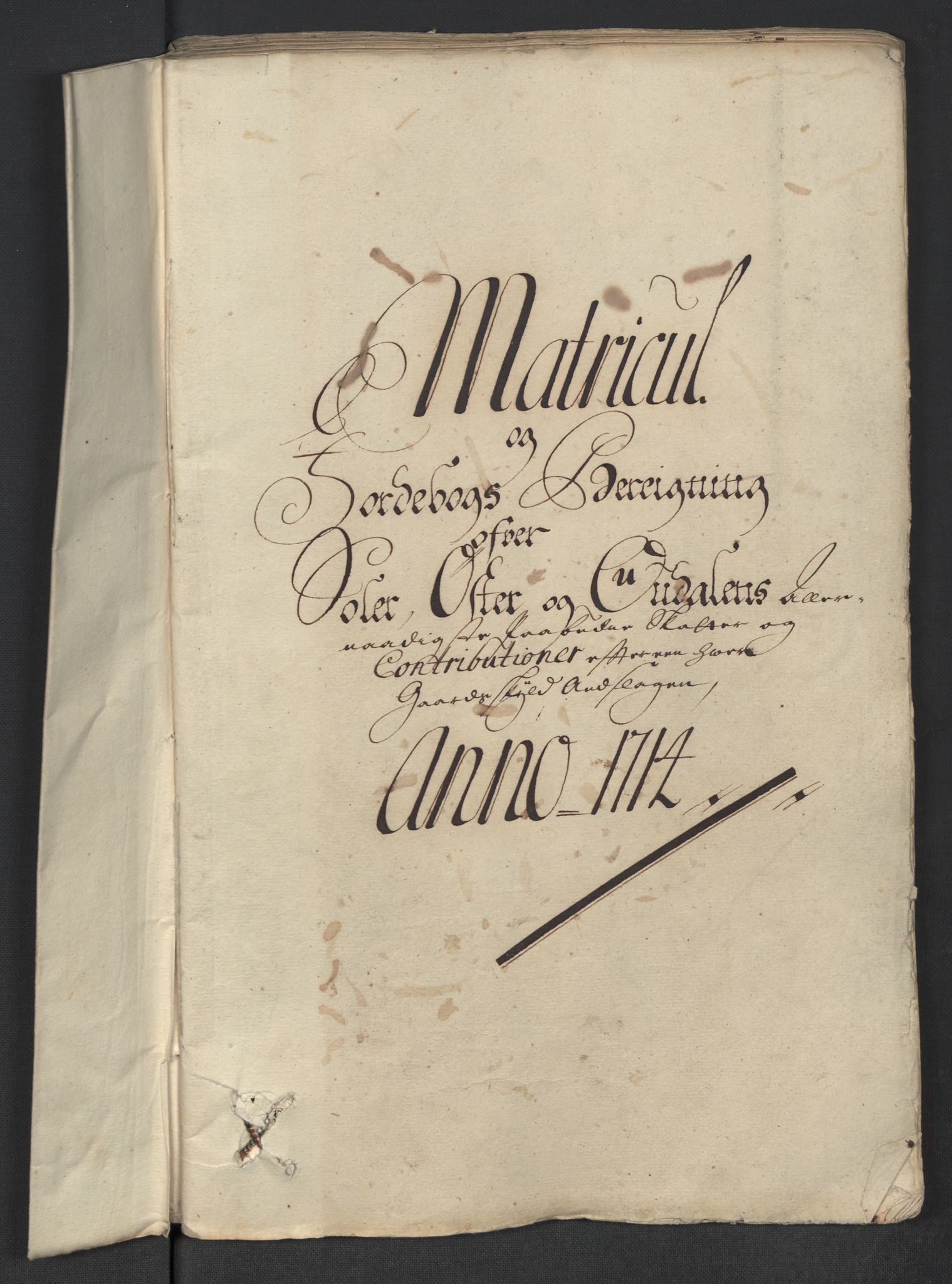 Rentekammeret inntil 1814, Reviderte regnskaper, Fogderegnskap, RA/EA-4092/R13/L0852: Fogderegnskap Solør, Odal og Østerdal, 1714, p. 16