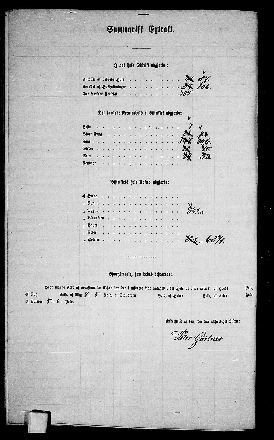 RA, 1865 census for Vågan, 1865, p. 113