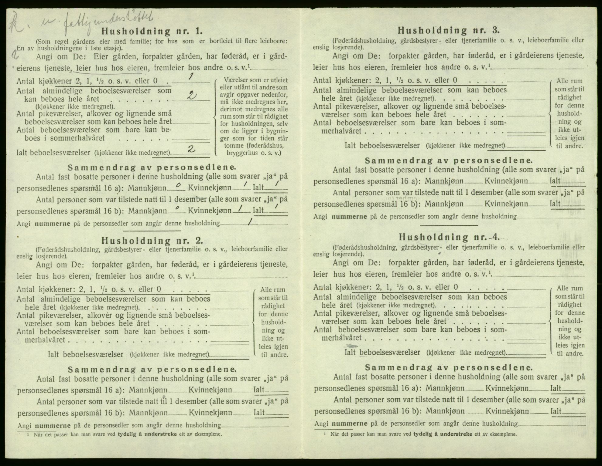 SAB, 1920 census for Stord, 1920, p. 359