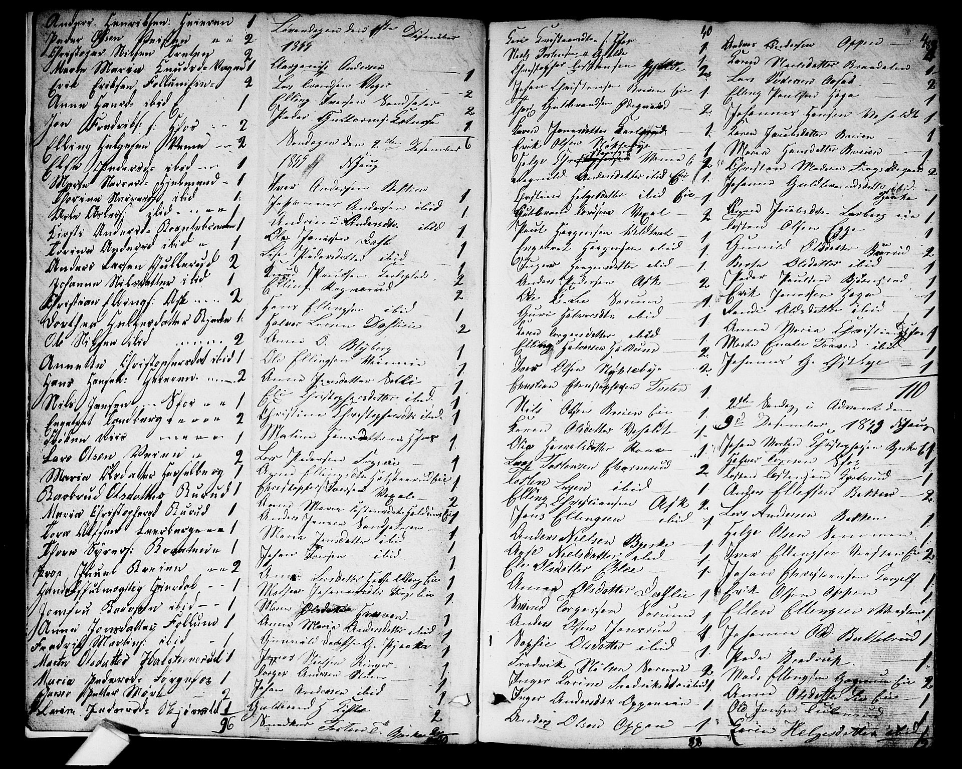 Norderhov kirkebøker, AV/SAKO-A-237/G/Ga/L0006: Parish register (copy) no. I 6, 1849-1876, p. 4