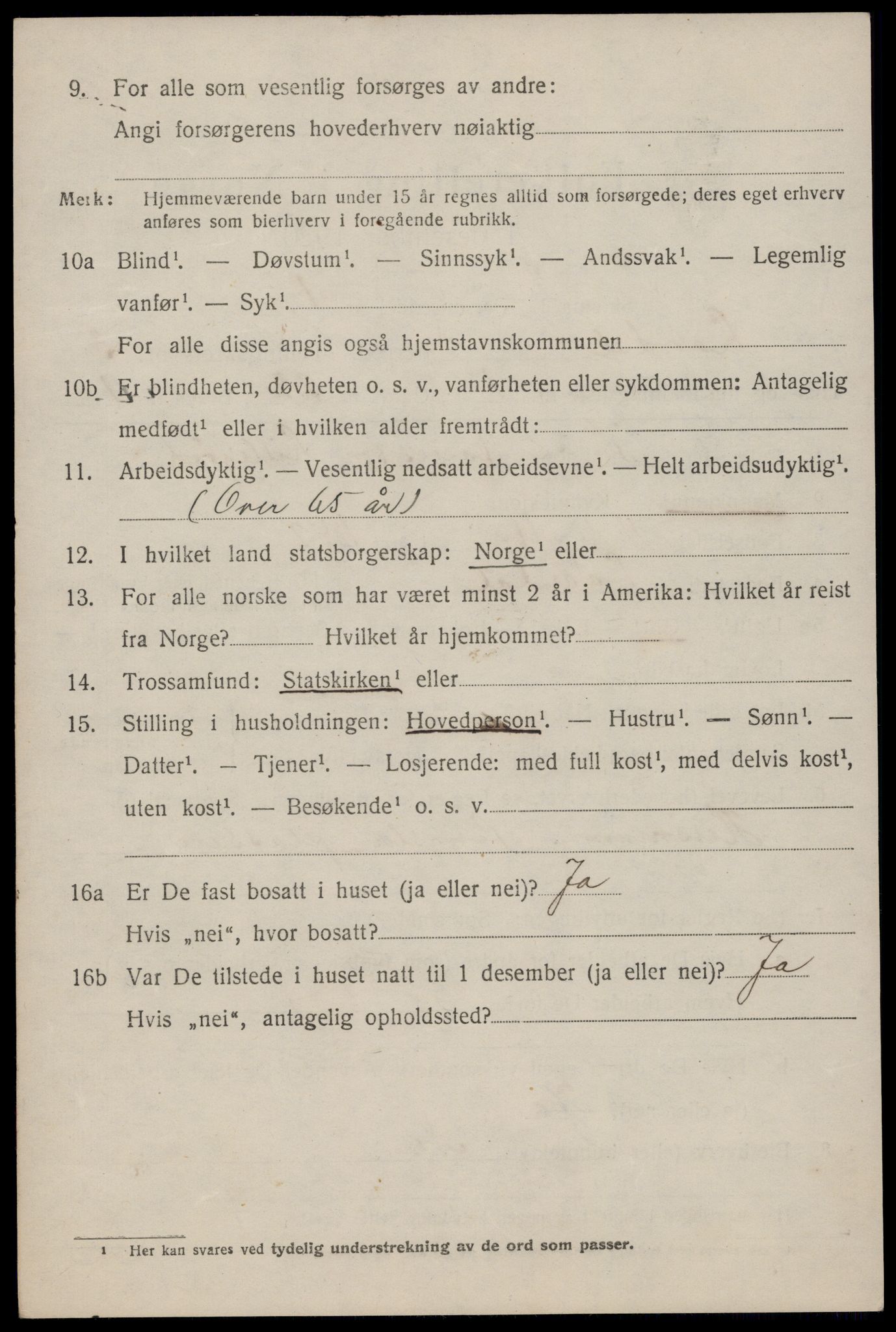 SAKO, 1920 census for Lårdal, 1920, p. 1644