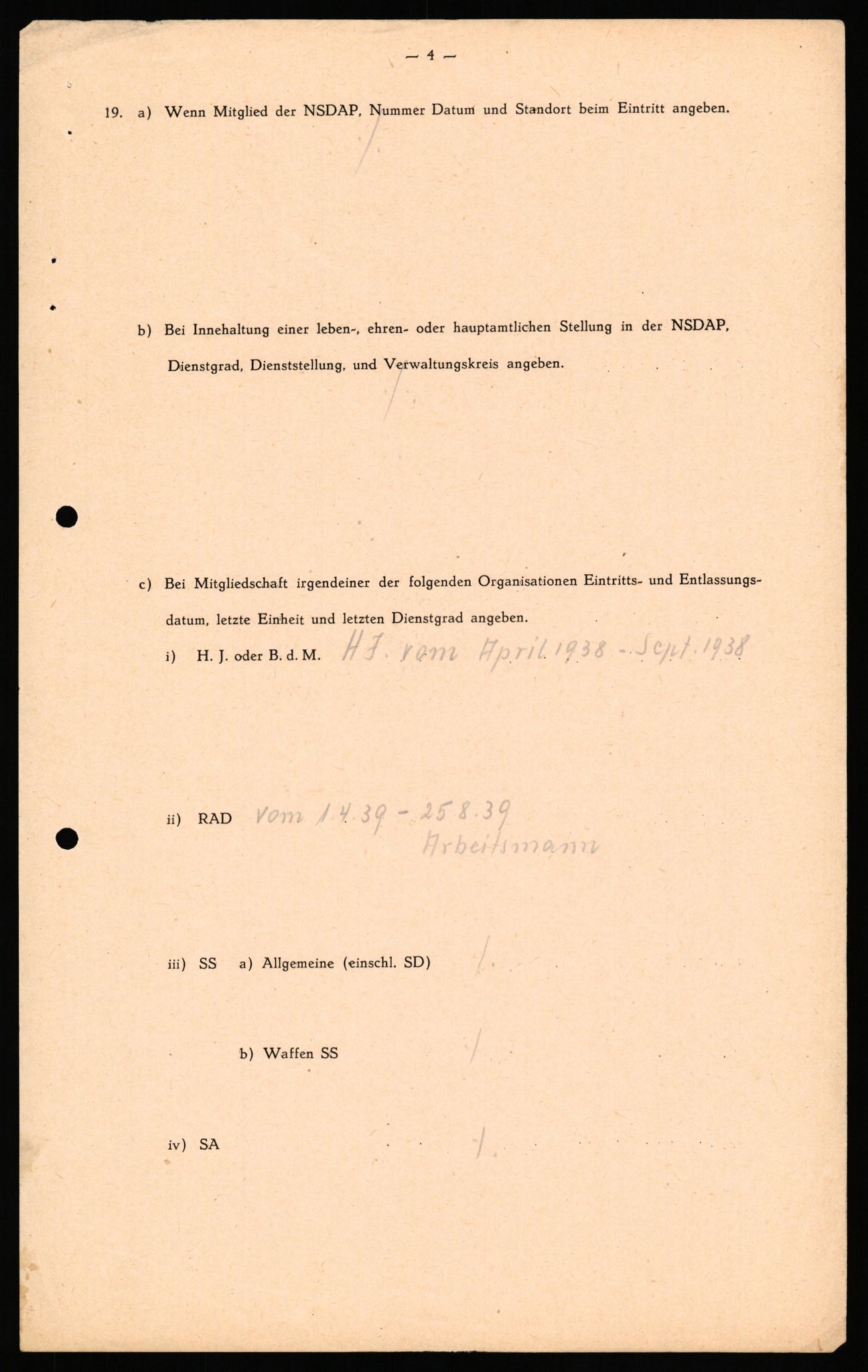 Forsvaret, Forsvarets overkommando II, AV/RA-RAFA-3915/D/Db/L0040: CI Questionaires. Tyske okkupasjonsstyrker i Norge. Østerrikere., 1945-1946, p. 464