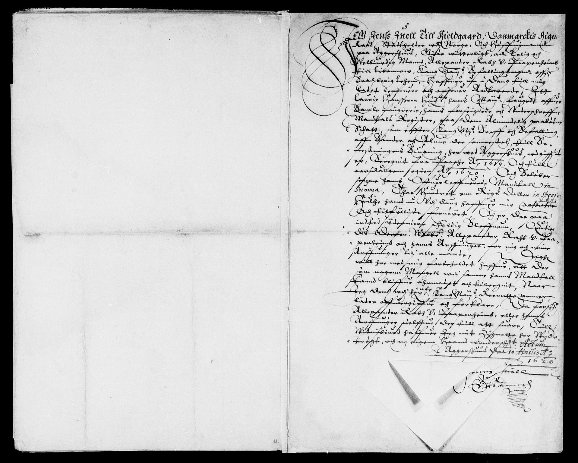 Rentekammeret inntil 1814, Reviderte regnskaper, Lensregnskaper, RA/EA-5023/R/Rb/Rbp/L0006: Bratsberg len, 1619-1621