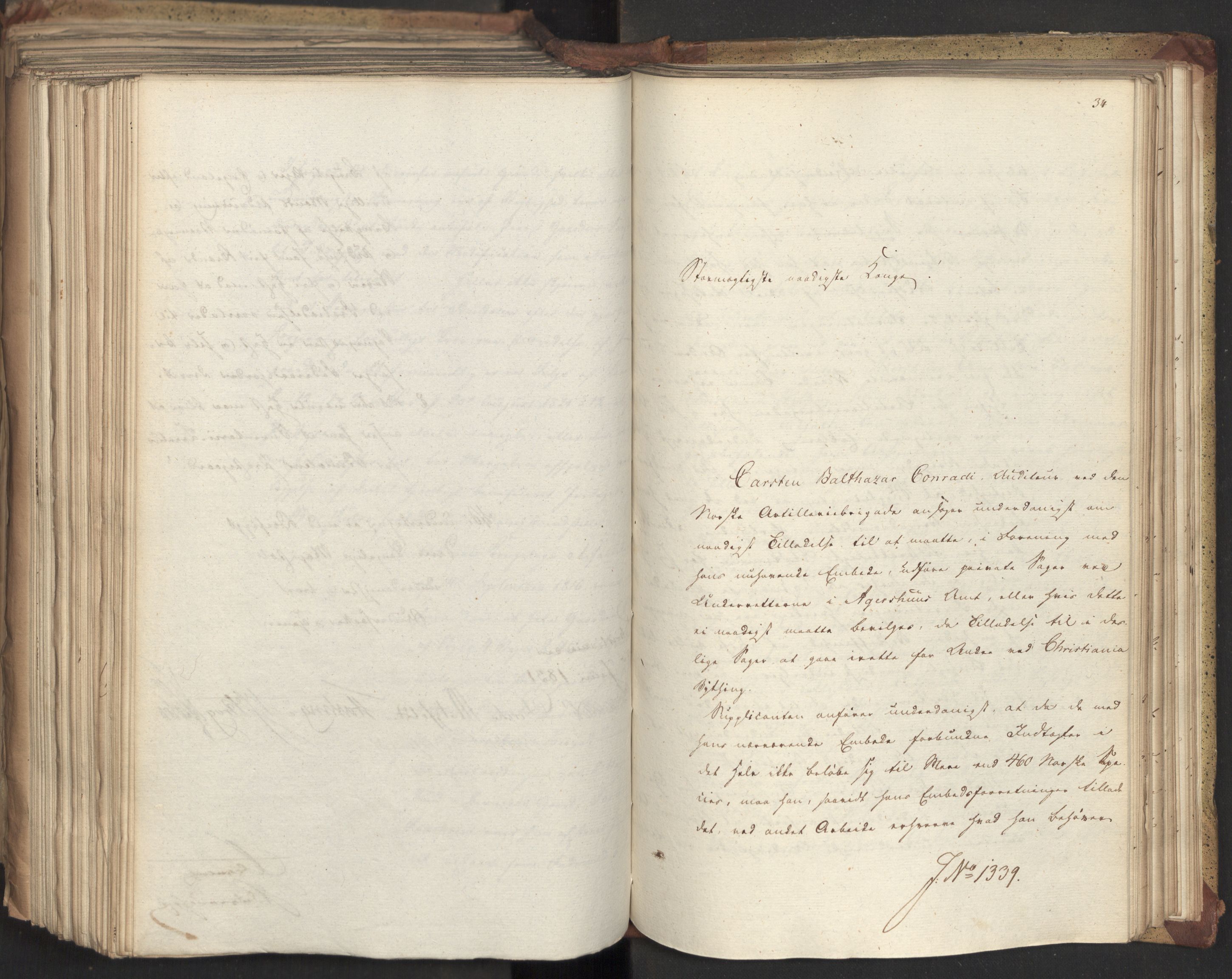 Statsrådsavdelingen i Stockholm, AV/RA-S-1003/D/Da/L0071: Regjeringsinnstillinger nr. 1222-1364, 1831, p. 482