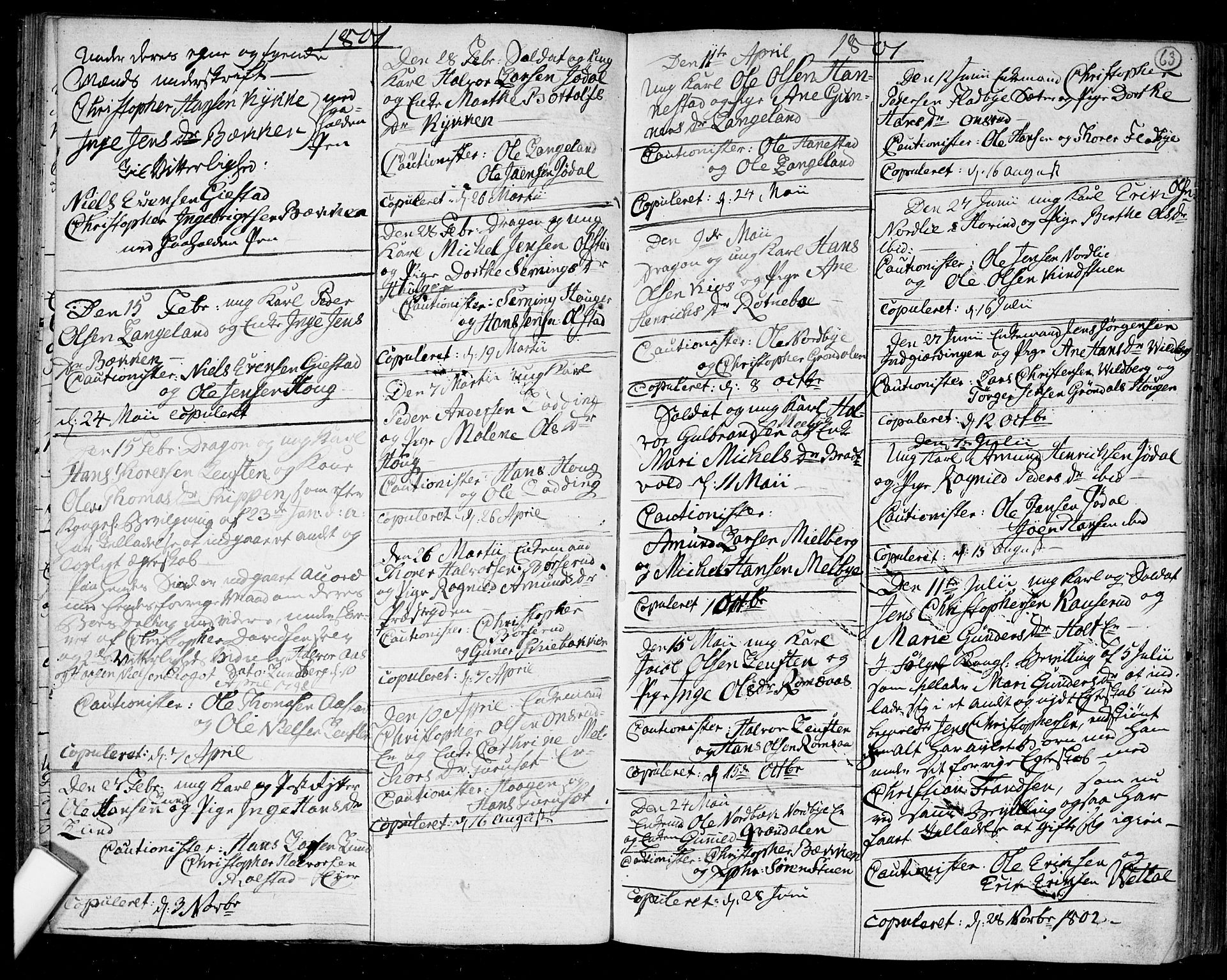 Ullensaker prestekontor Kirkebøker, SAO/A-10236a/F/Fa/L0011: Parish register (official) no. I 11, 1777-1816, p. 63